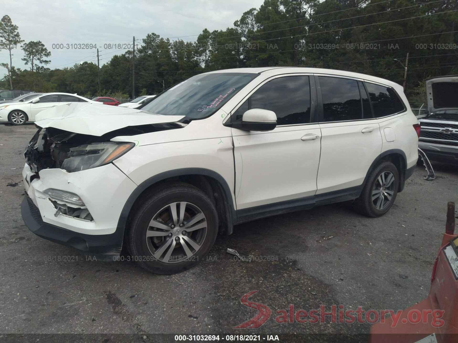 5FNYF5H56GB015550 2016 HONDA PILOT