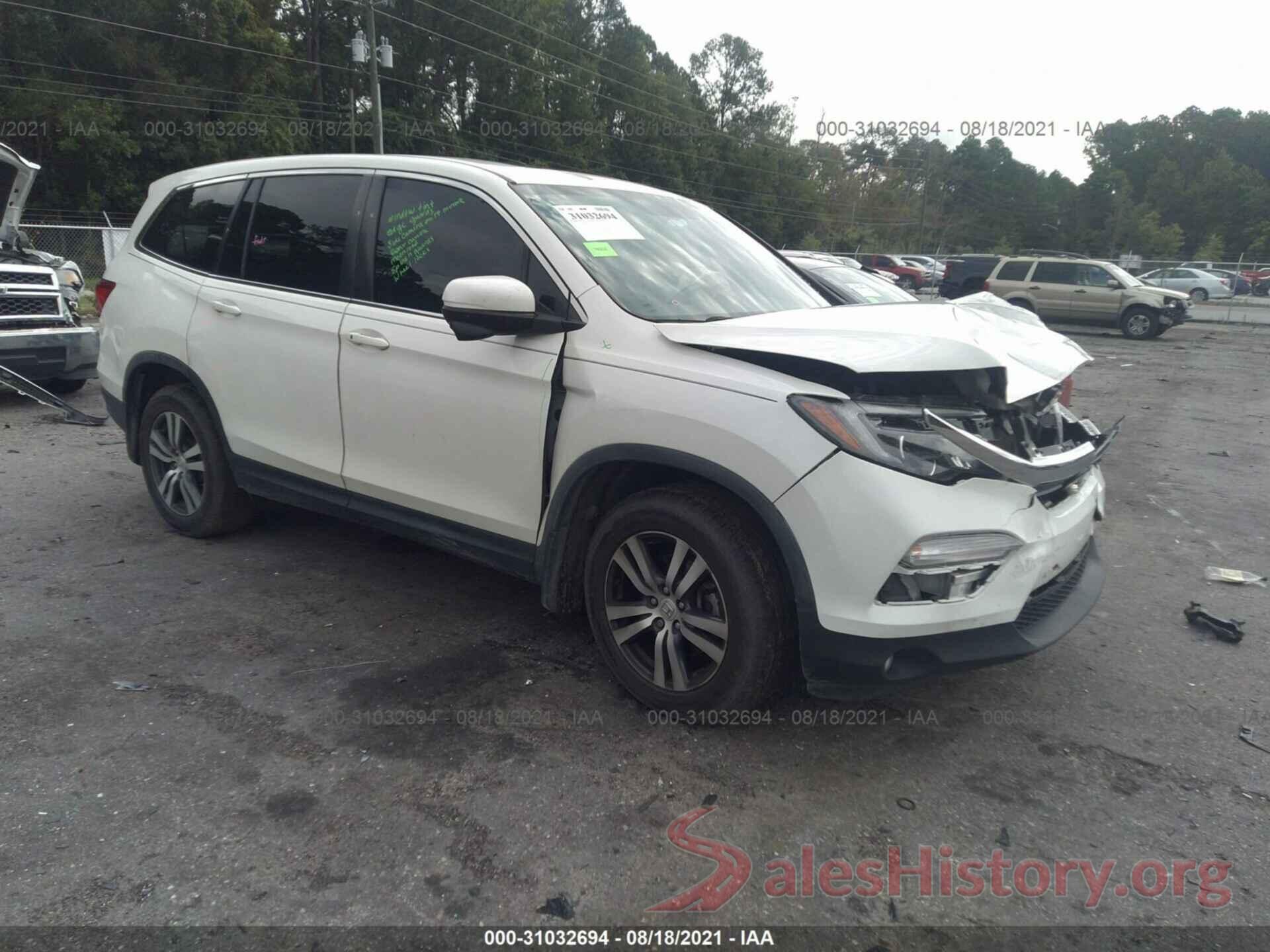 5FNYF5H56GB015550 2016 HONDA PILOT