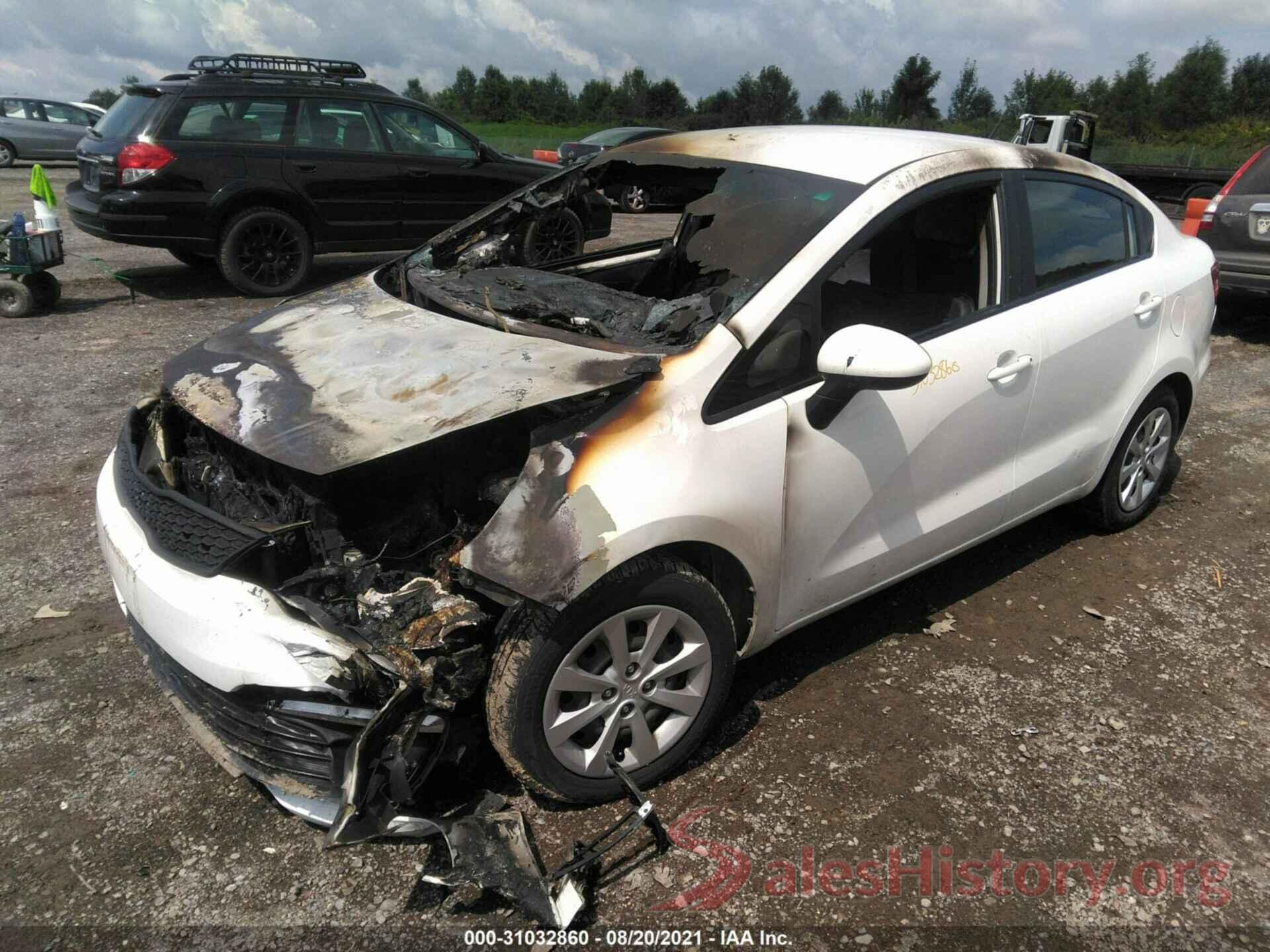 KNADM4A35G6588682 2016 KIA RIO