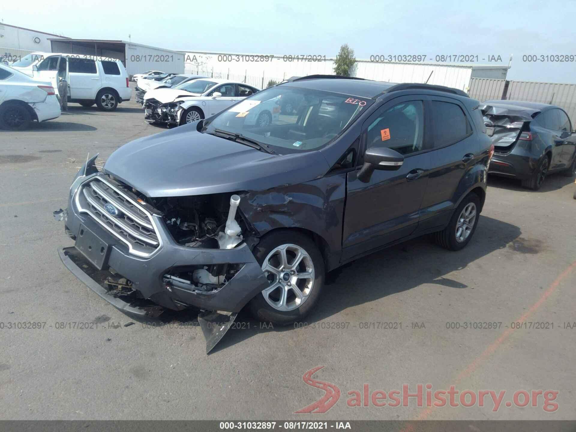 MAJ3S2GE9KC302771 2019 FORD ECOSPORT