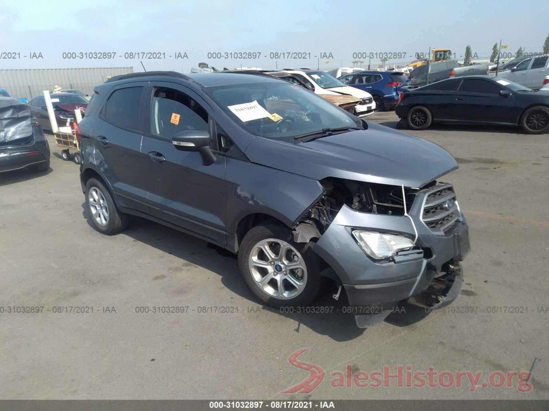 MAJ3S2GE9KC302771 2019 FORD ECOSPORT