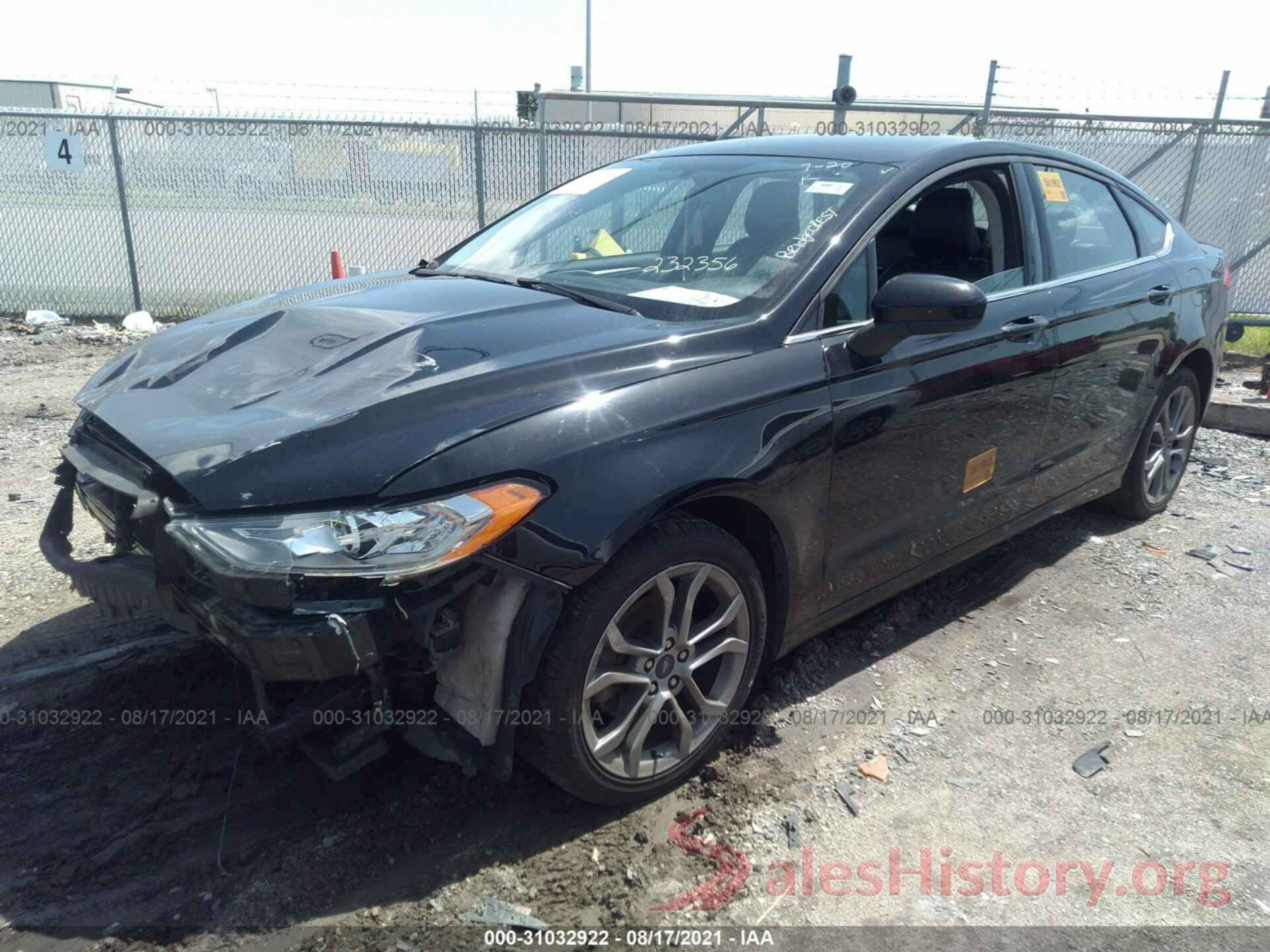 3FA6P0T90HR232356 2017 FORD FUSION