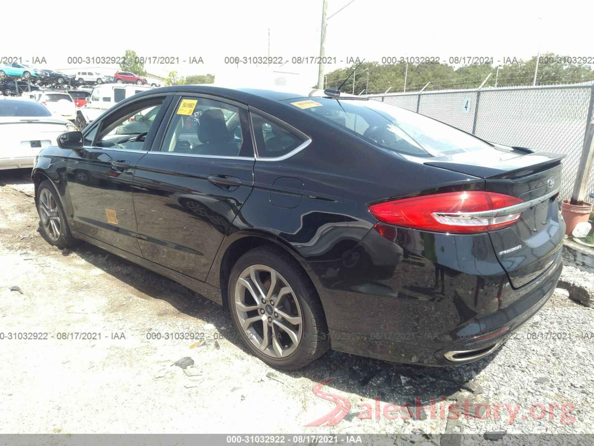 3FA6P0T90HR232356 2017 FORD FUSION