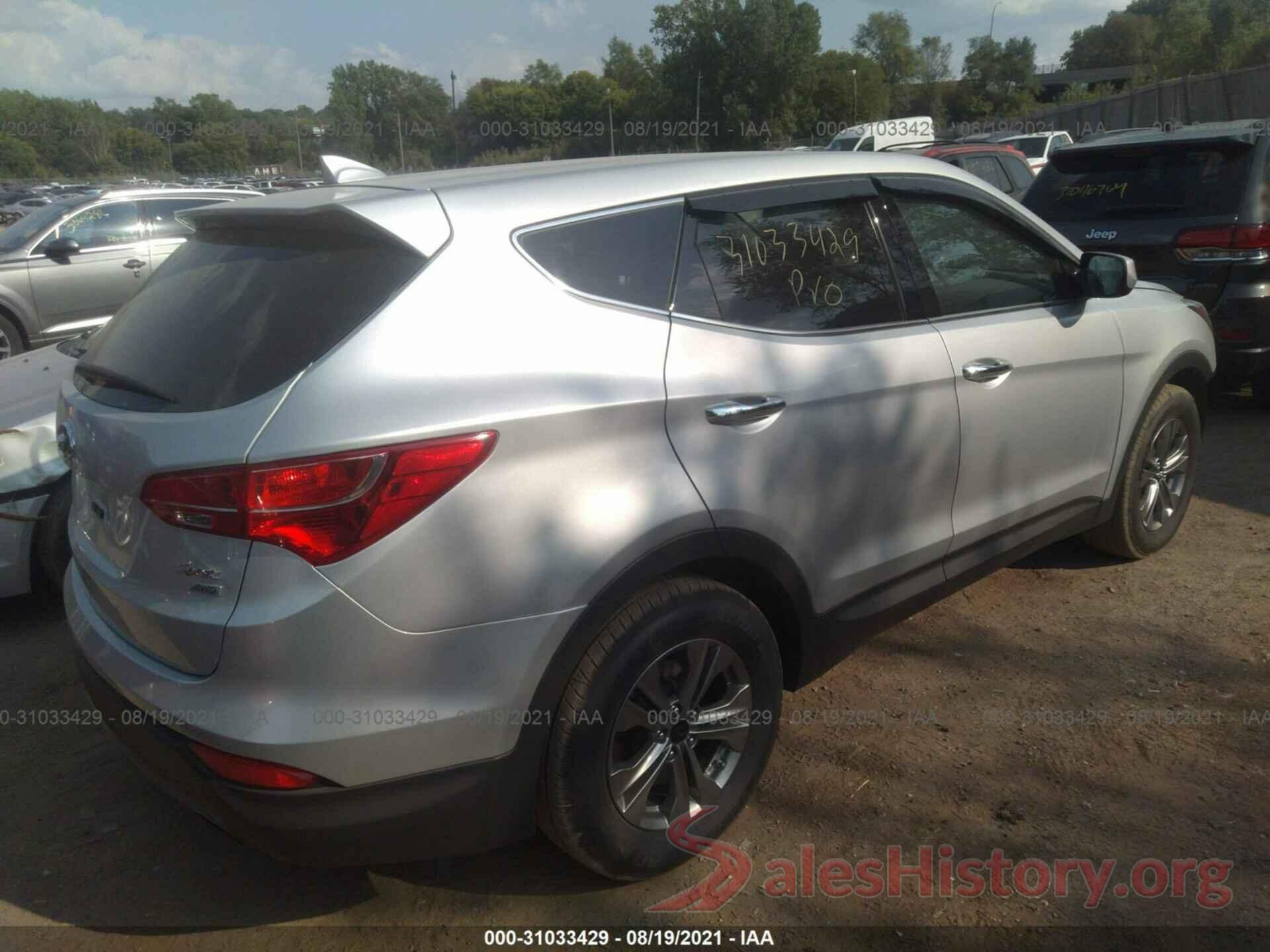 5XYZTDLB5GG346701 2016 HYUNDAI SANTA FE SPORT