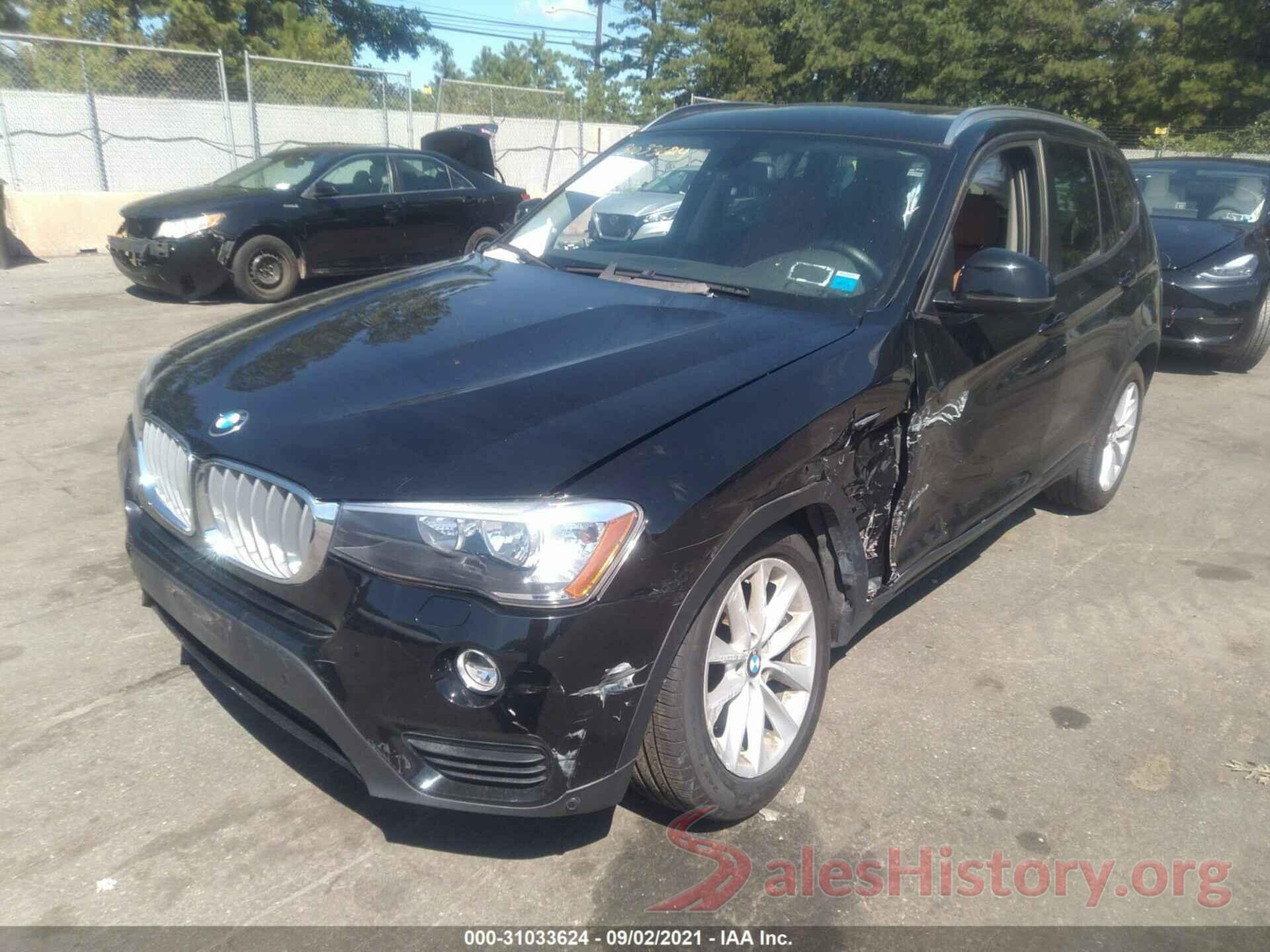 5UXWX9C58G0D85918 2016 BMW X3