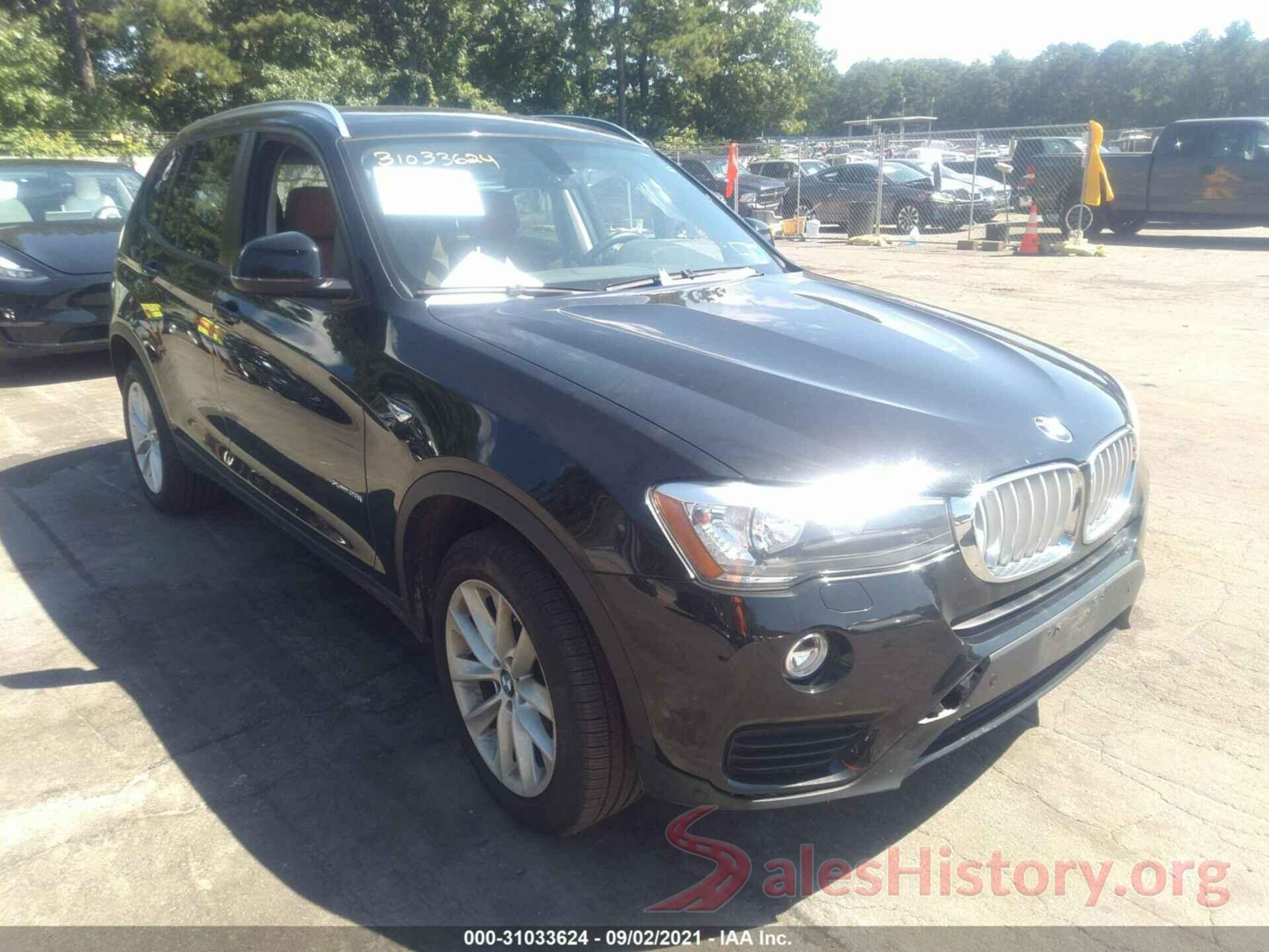 5UXWX9C58G0D85918 2016 BMW X3