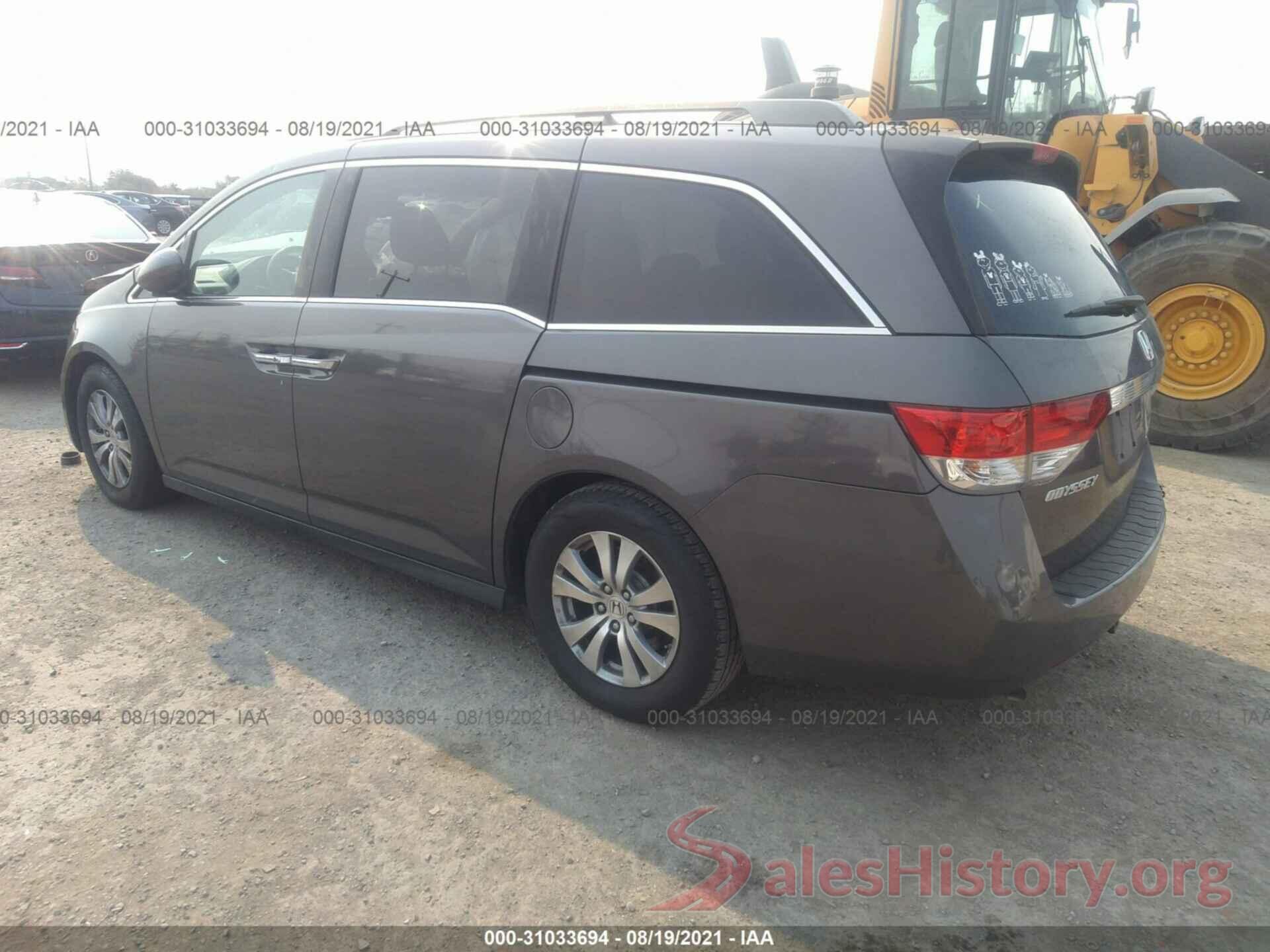 5FNRL5H69GB089180 2016 HONDA ODYSSEY