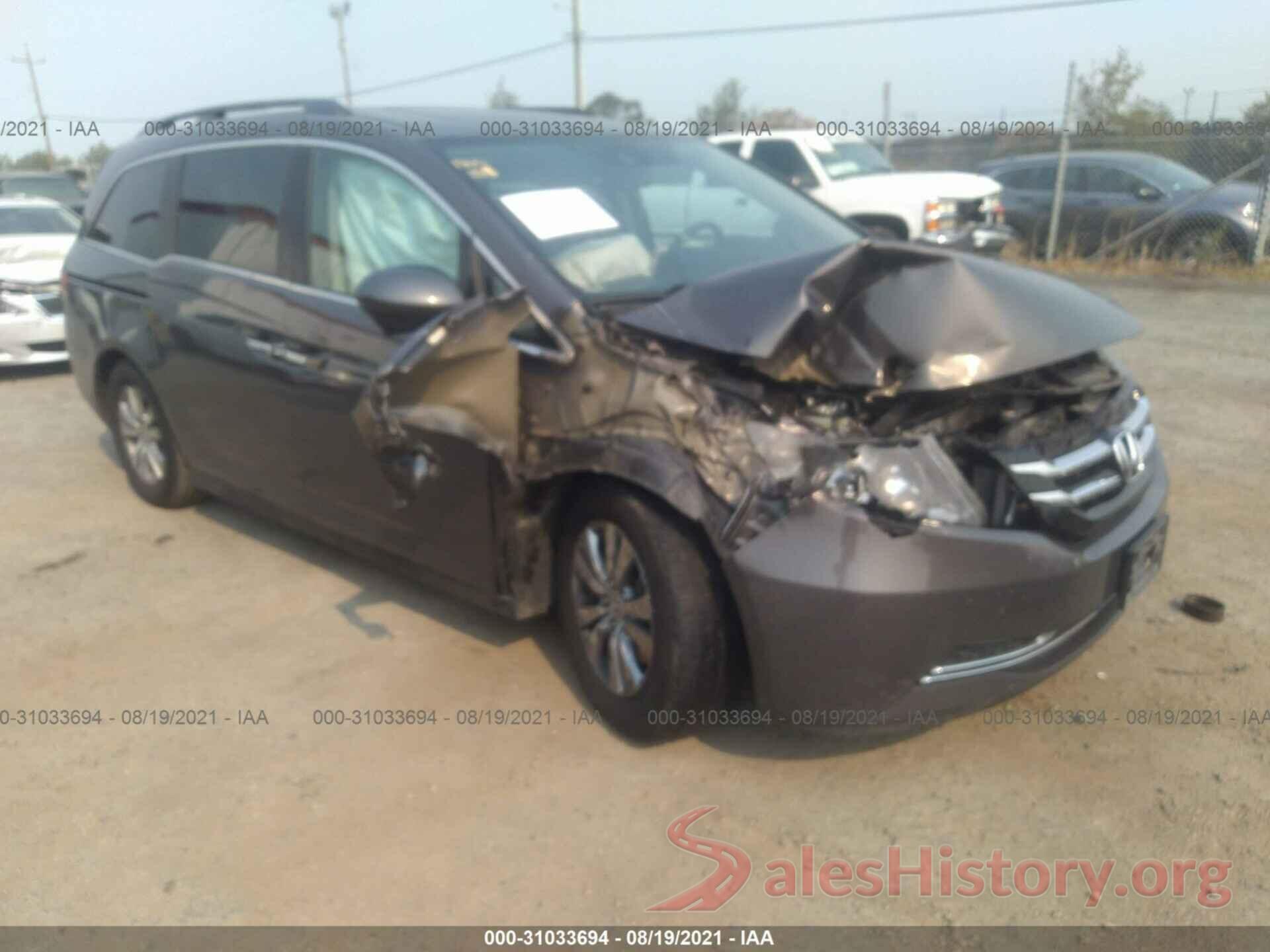 5FNRL5H69GB089180 2016 HONDA ODYSSEY