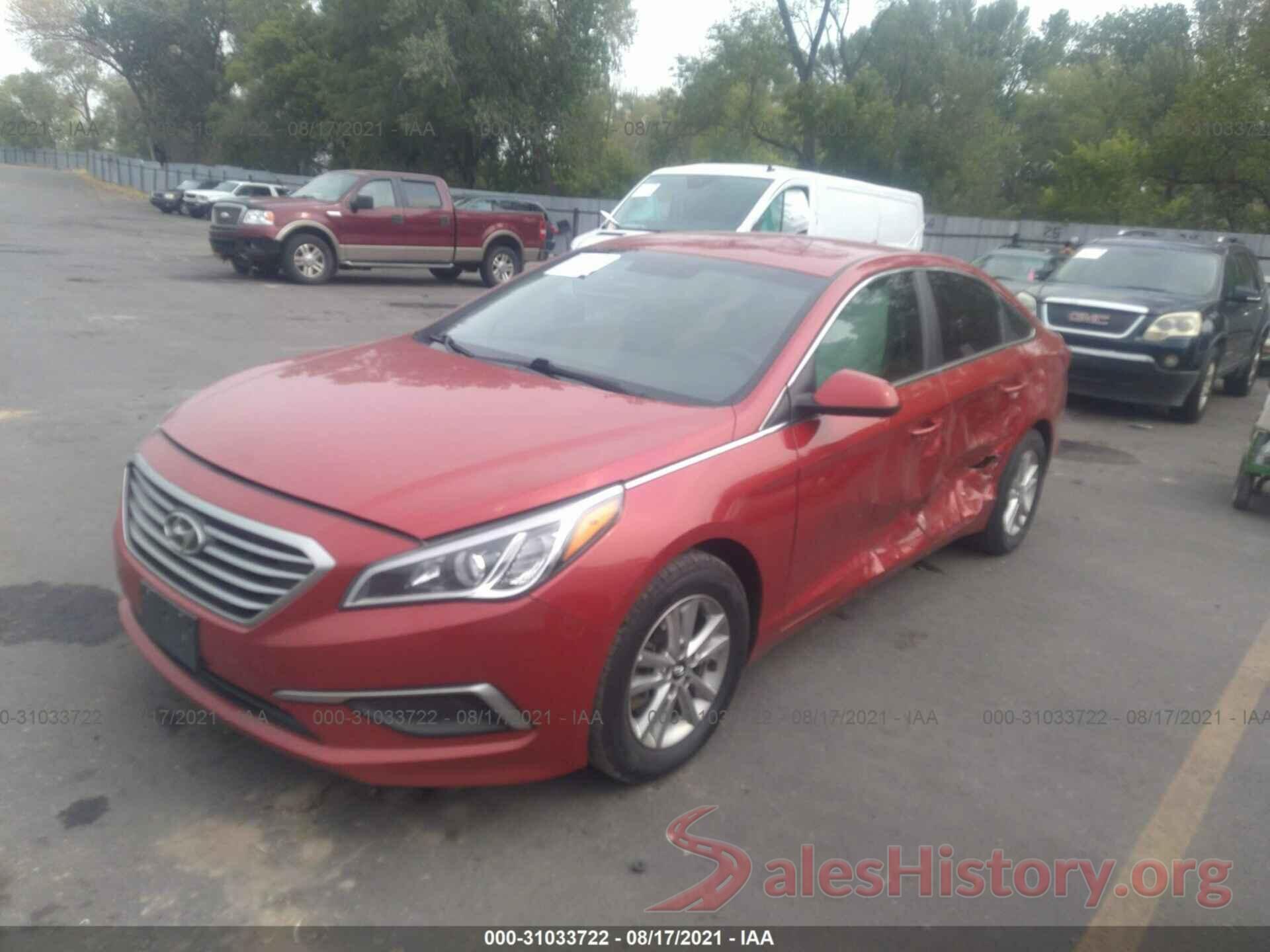 5NPE24AF9HH484789 2017 HYUNDAI SONATA