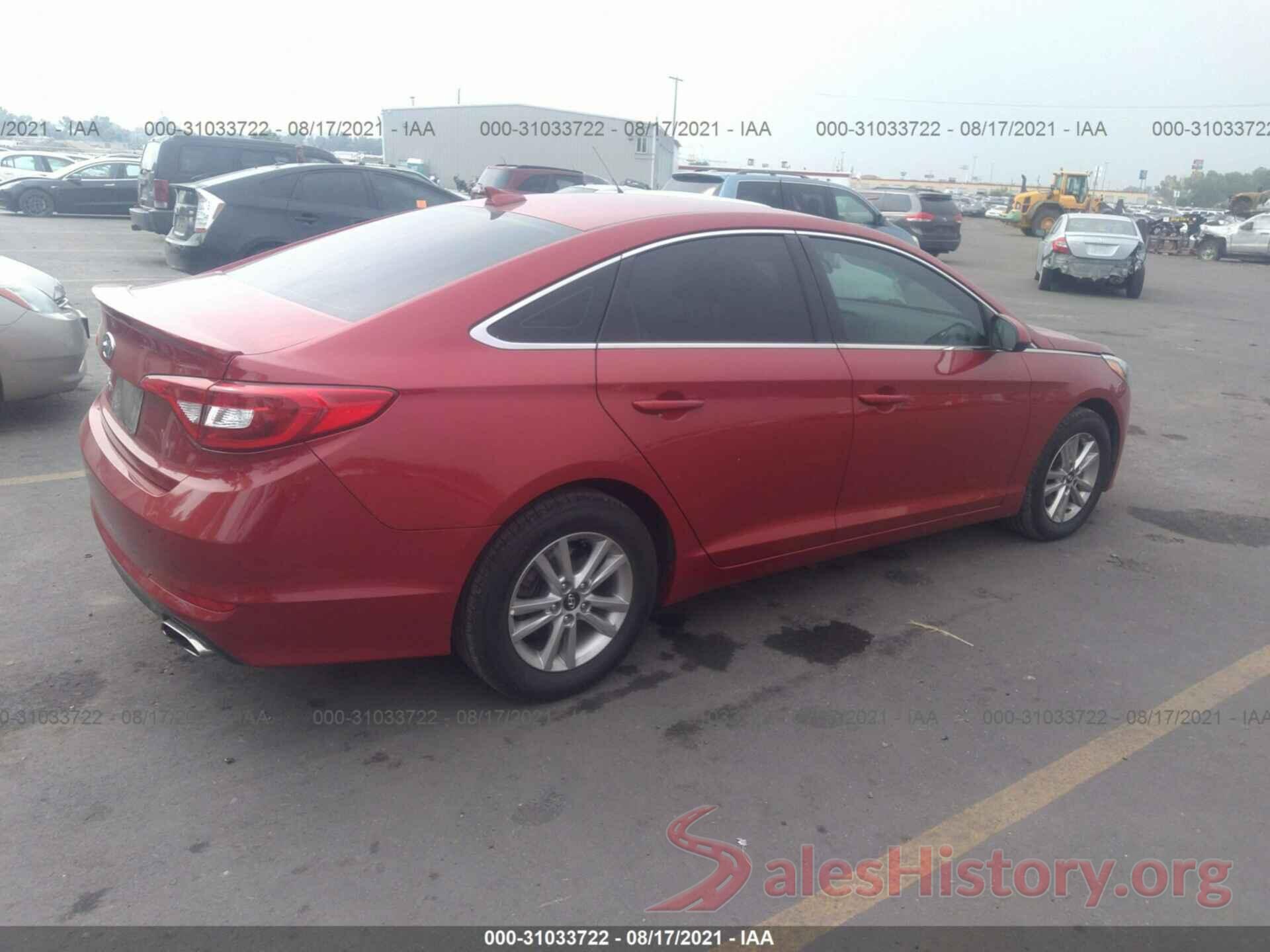 5NPE24AF9HH484789 2017 HYUNDAI SONATA