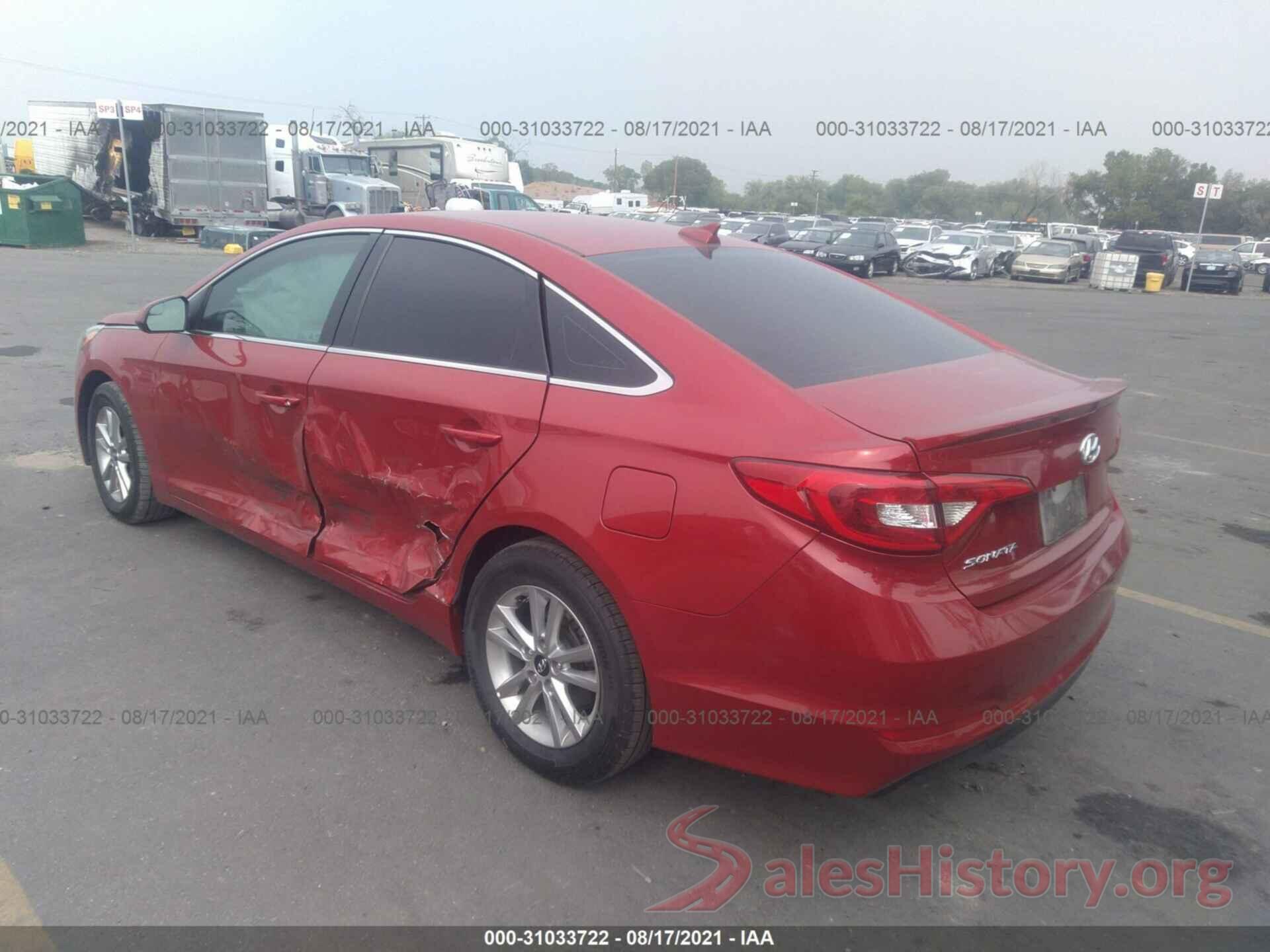 5NPE24AF9HH484789 2017 HYUNDAI SONATA