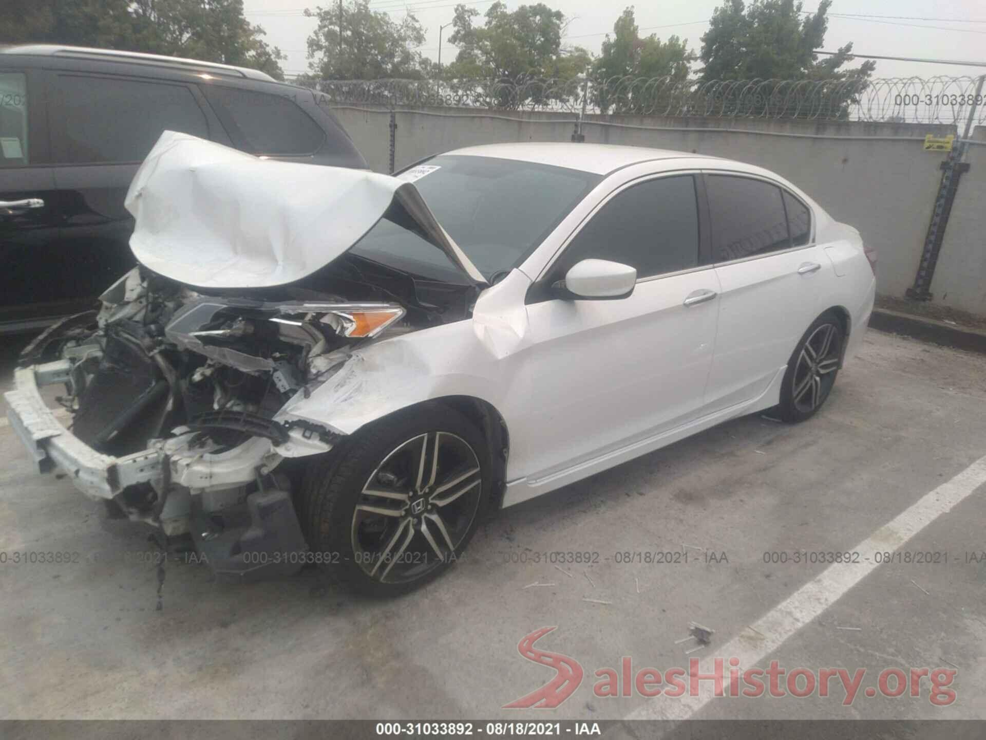 1HGCR2F56GA193522 2016 HONDA ACCORD SEDAN