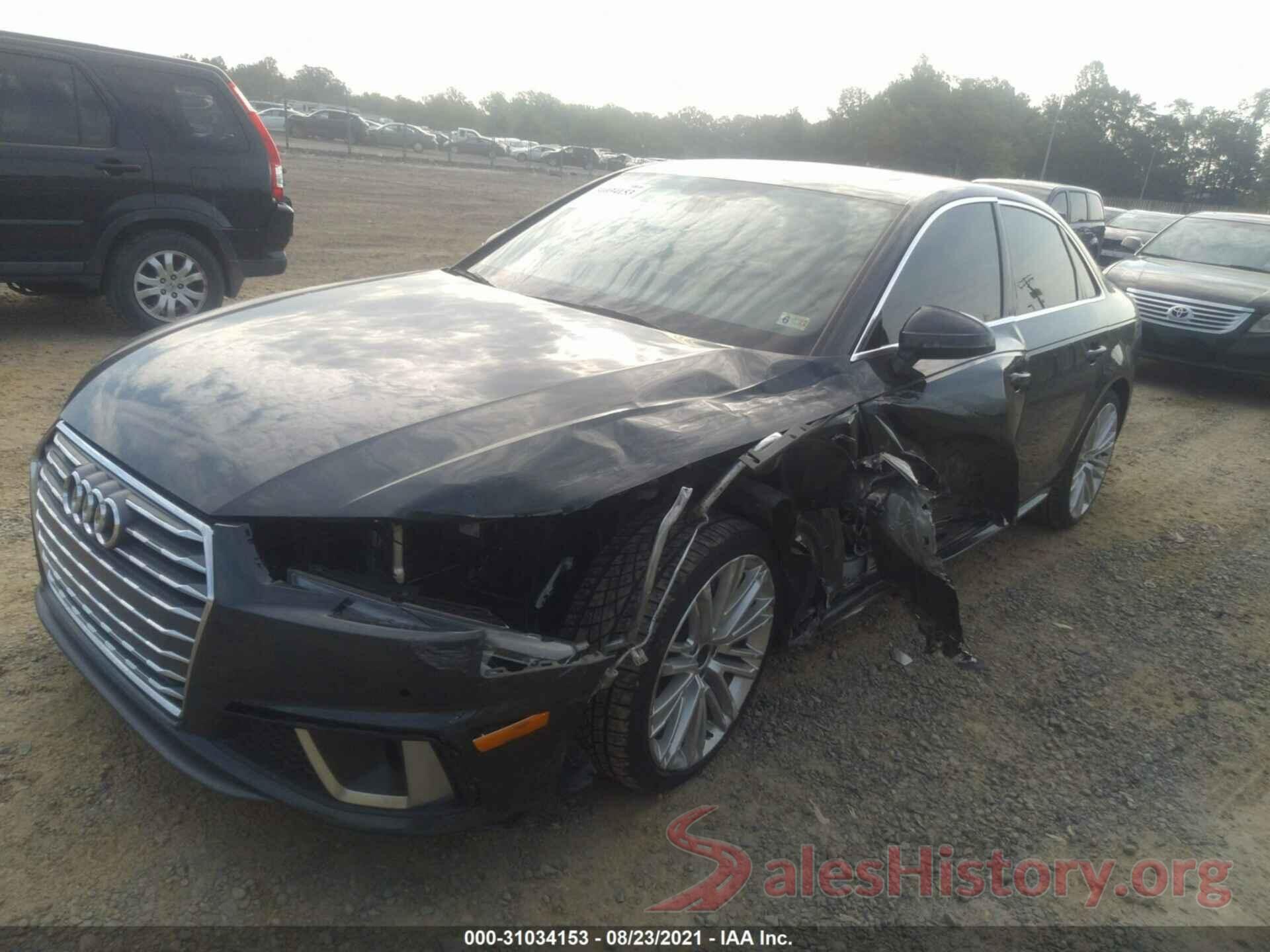 WAUENAF41KA052920 2019 AUDI A4