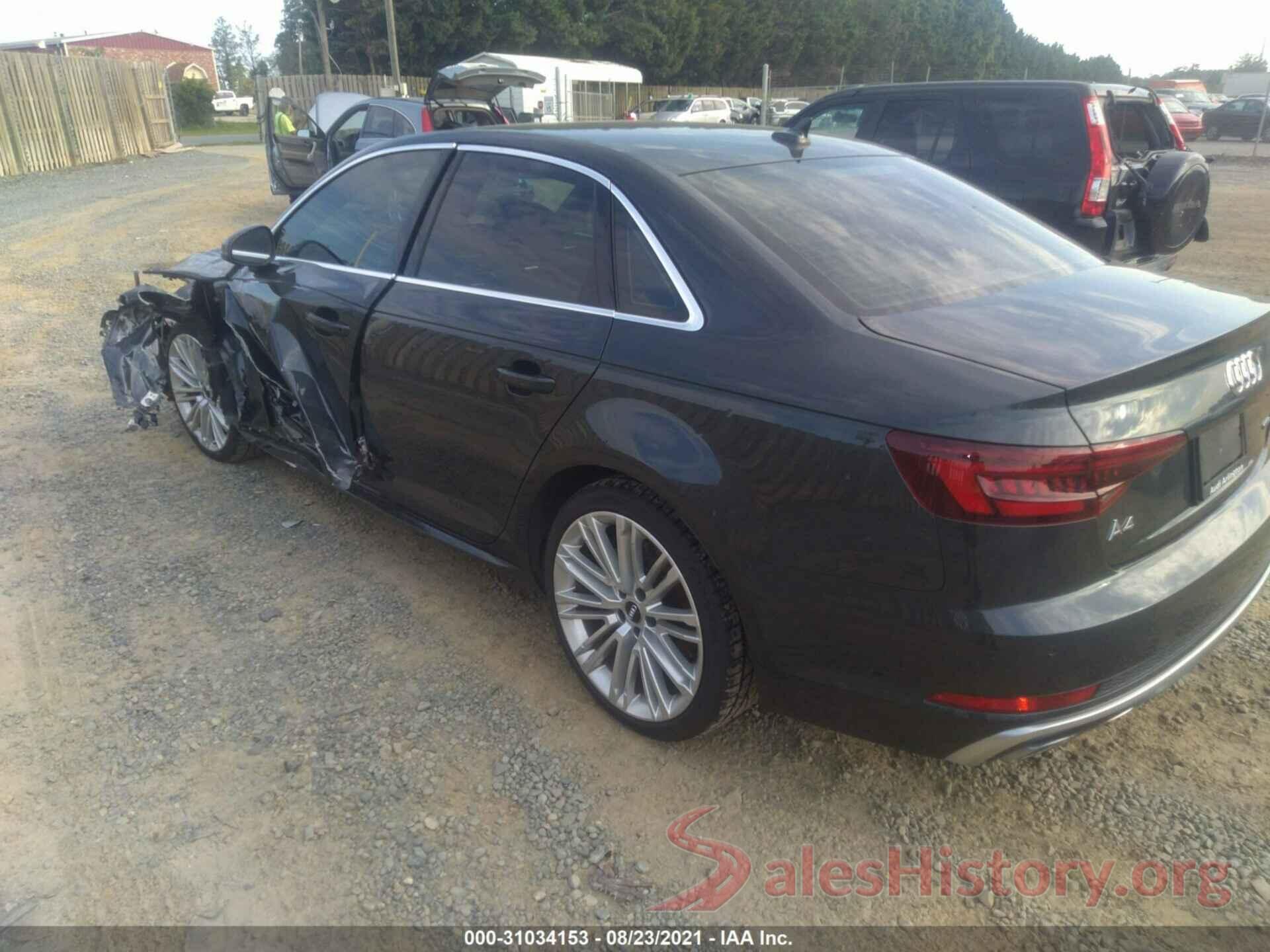 WAUENAF41KA052920 2019 AUDI A4