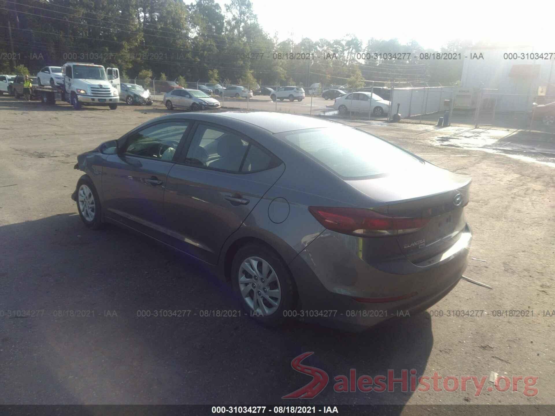 5NPD74LF6JH349074 2018 HYUNDAI ELANTRA