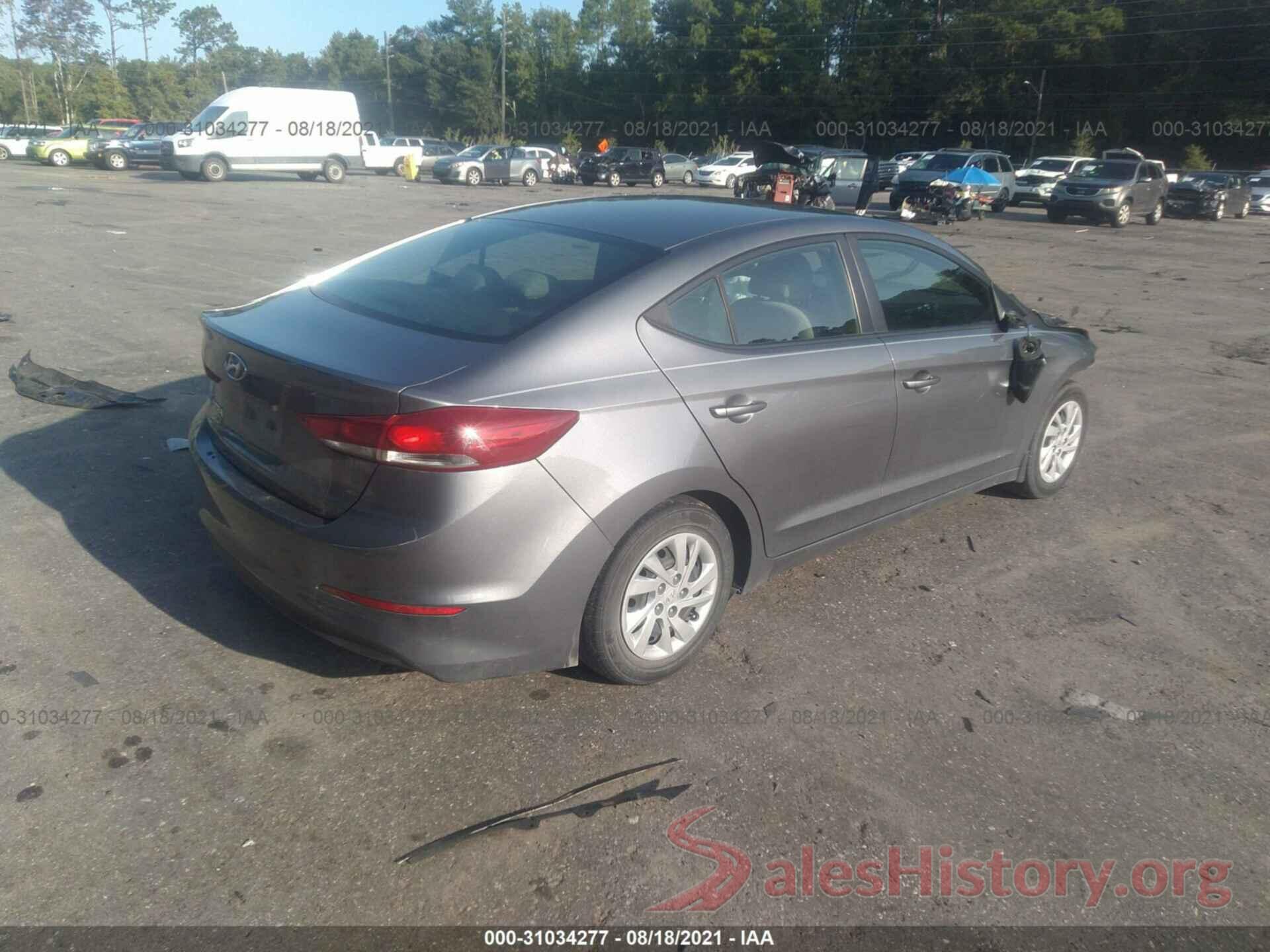 5NPD74LF6JH349074 2018 HYUNDAI ELANTRA