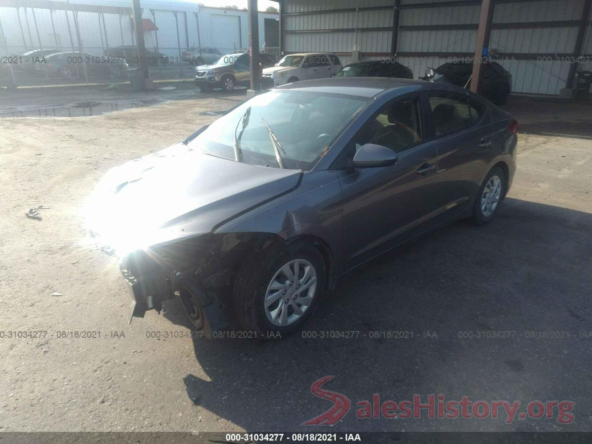 5NPD74LF6JH349074 2018 HYUNDAI ELANTRA