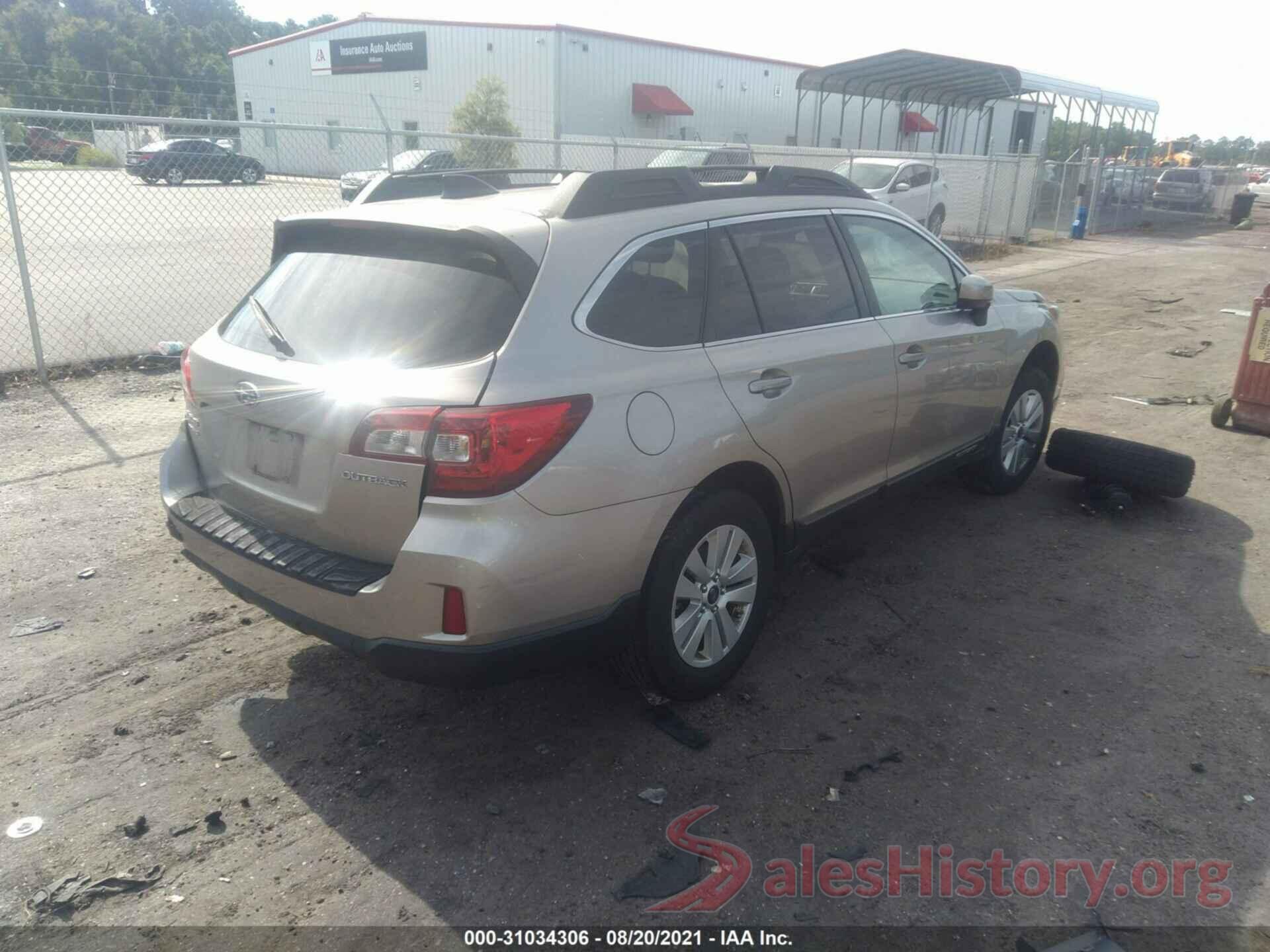 4S4BSBCC7G3219160 2016 SUBARU OUTBACK