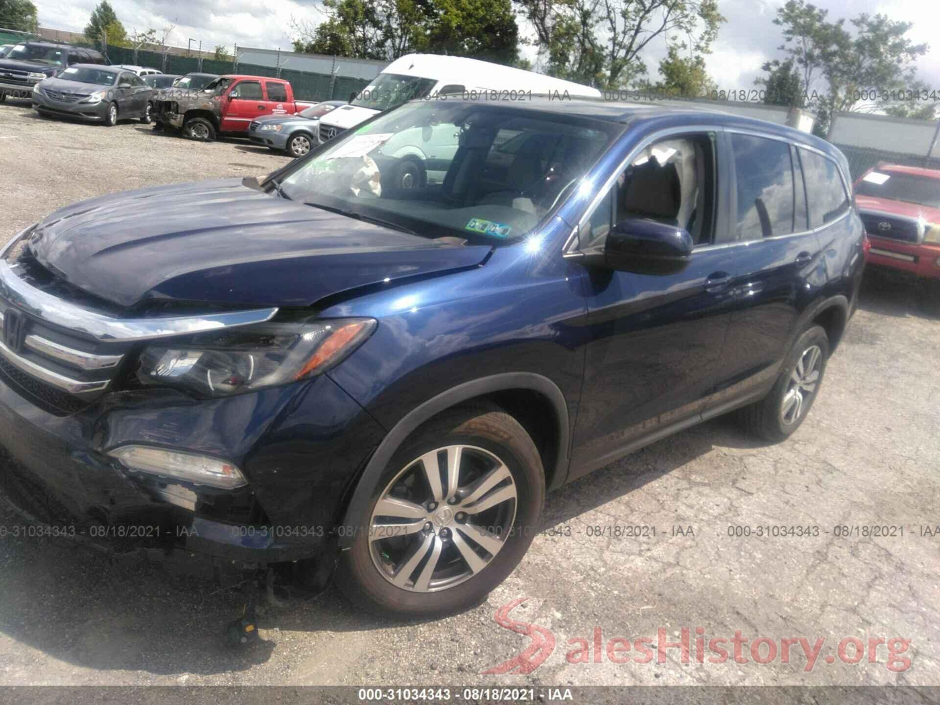 5FNYF6H50GB117948 2016 HONDA PILOT