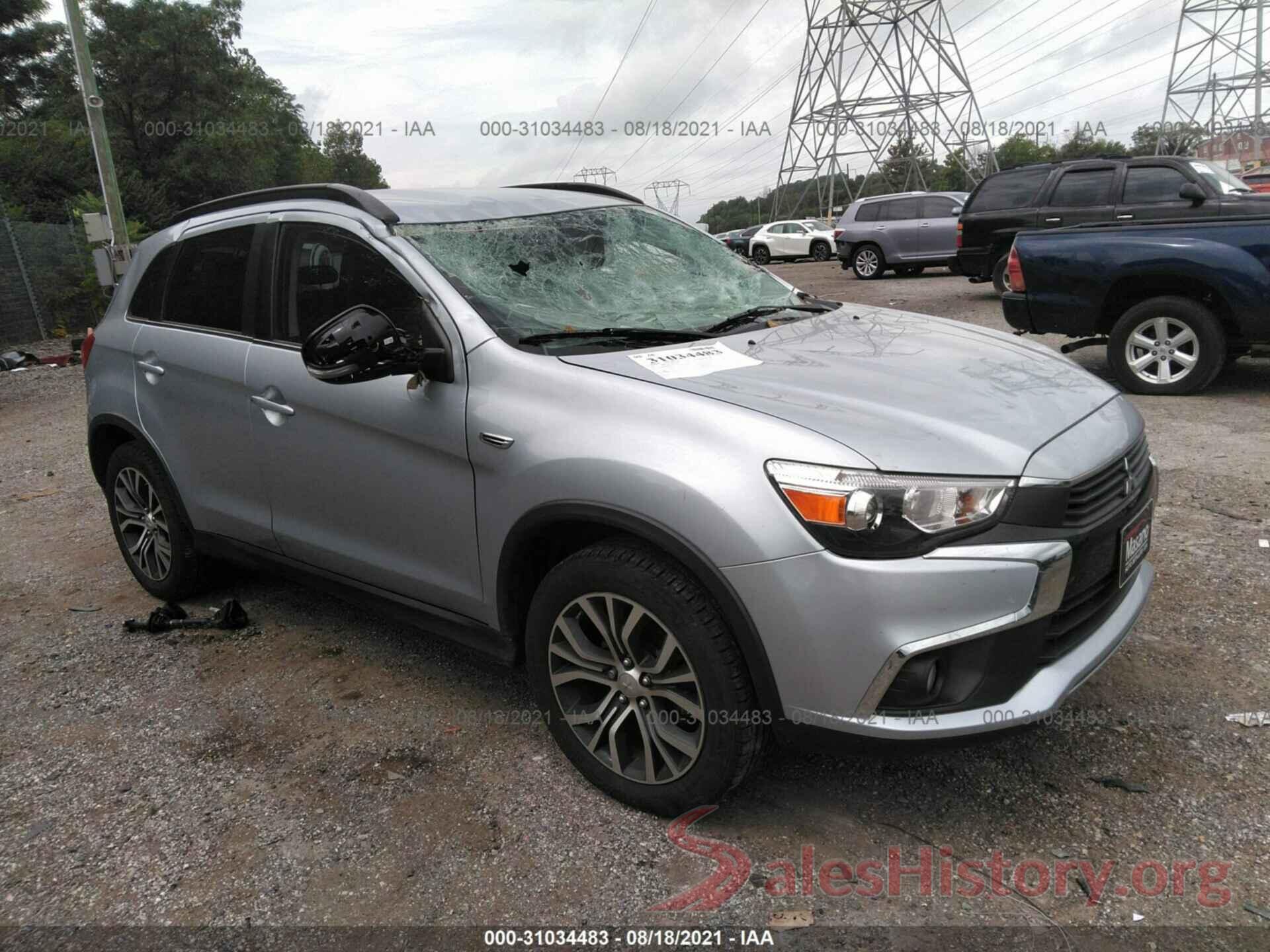 JA4AR4AWXHZ017605 2017 MITSUBISHI OUTLANDER SPORT