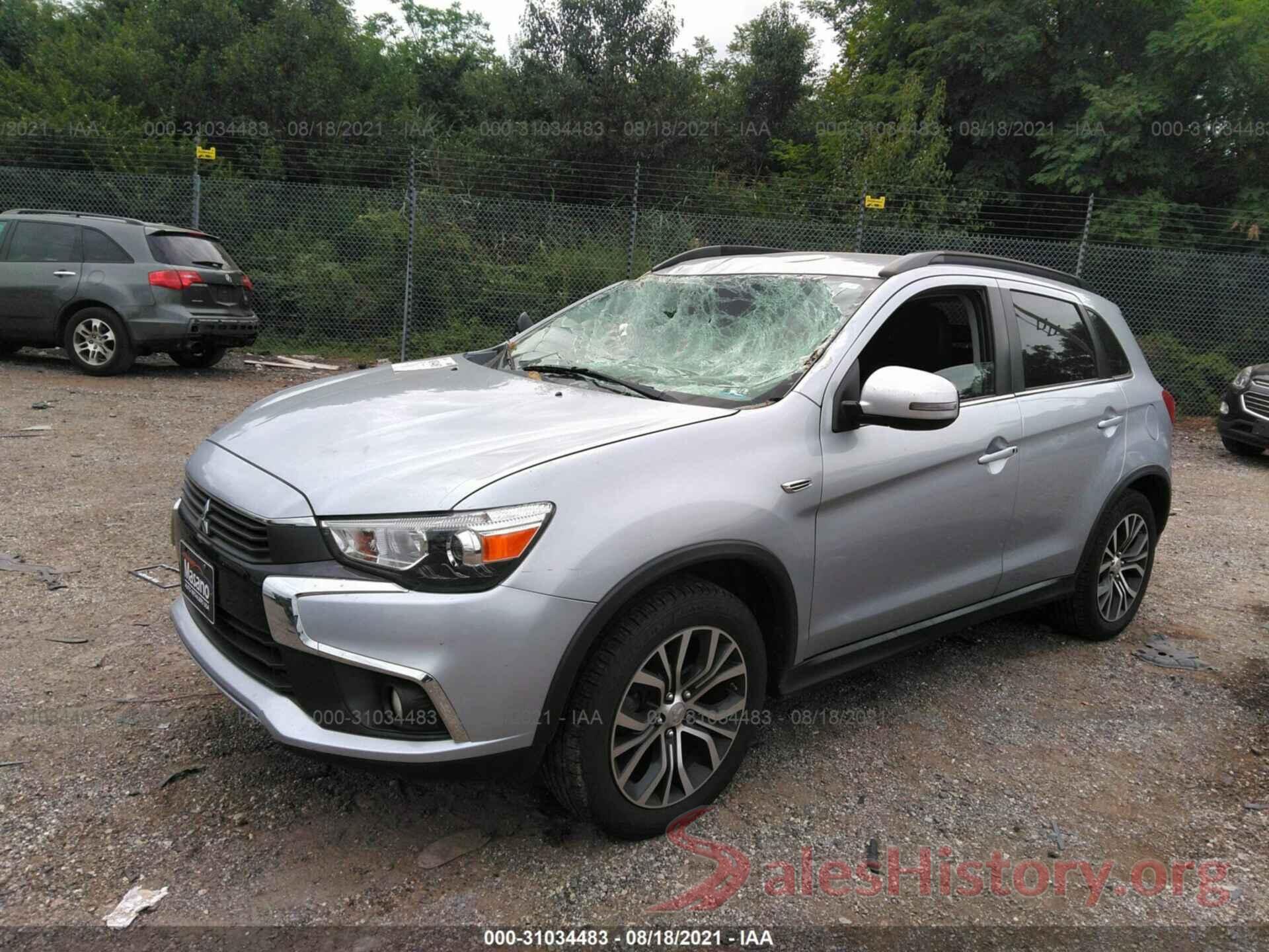 JA4AR4AWXHZ017605 2017 MITSUBISHI OUTLANDER SPORT