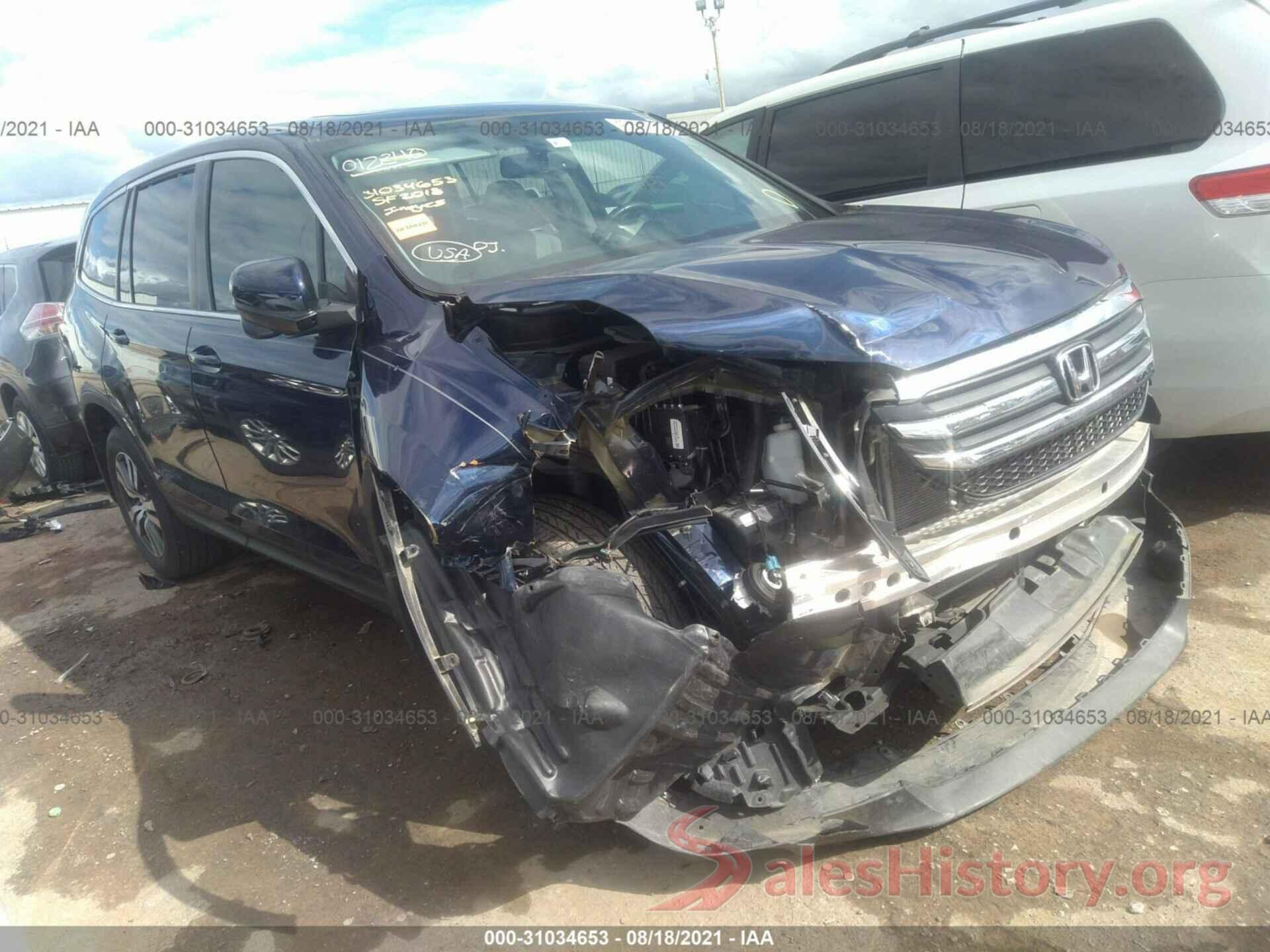 5FNYF5H87JB012240 2018 HONDA PILOT