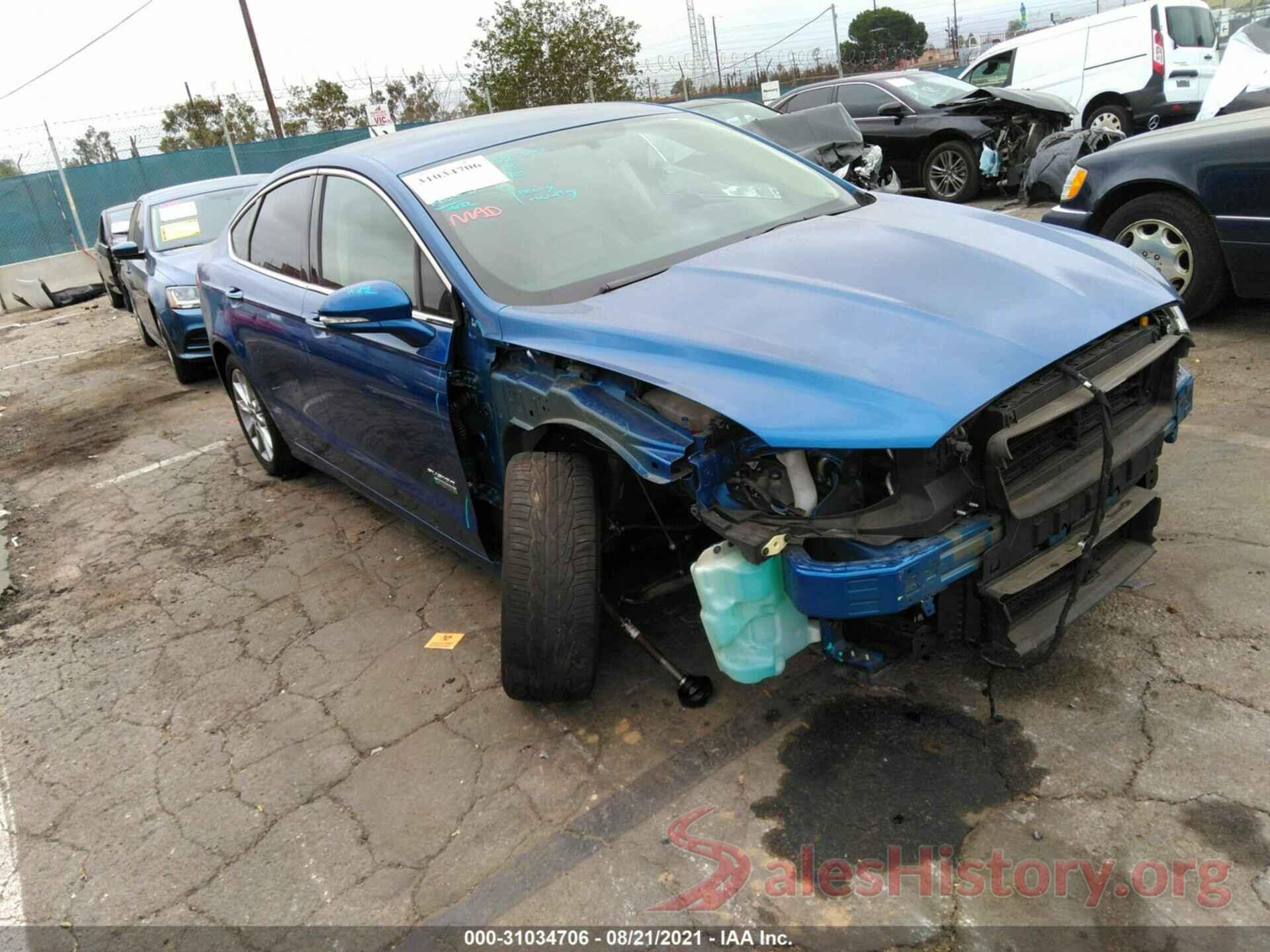 3FA6P0PU9JR232568 2018 FORD FUSION ENERGI