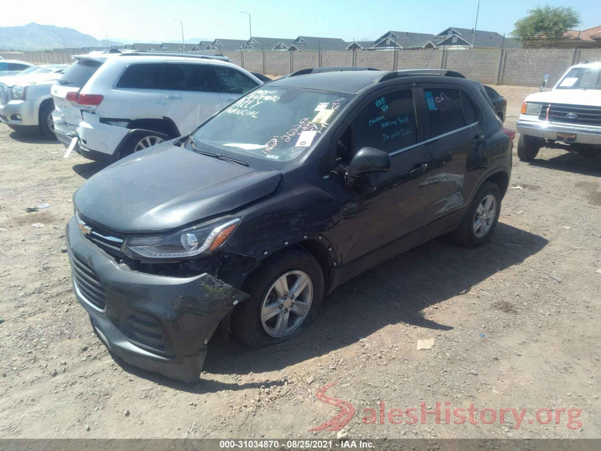 3GNCJLSB7JL262202 2018 CHEVROLET TRAX