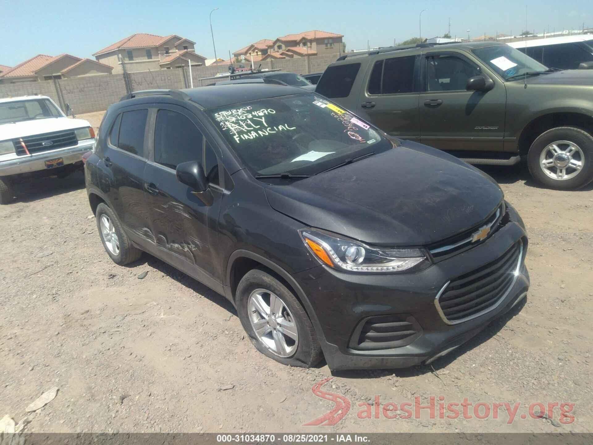 3GNCJLSB7JL262202 2018 CHEVROLET TRAX