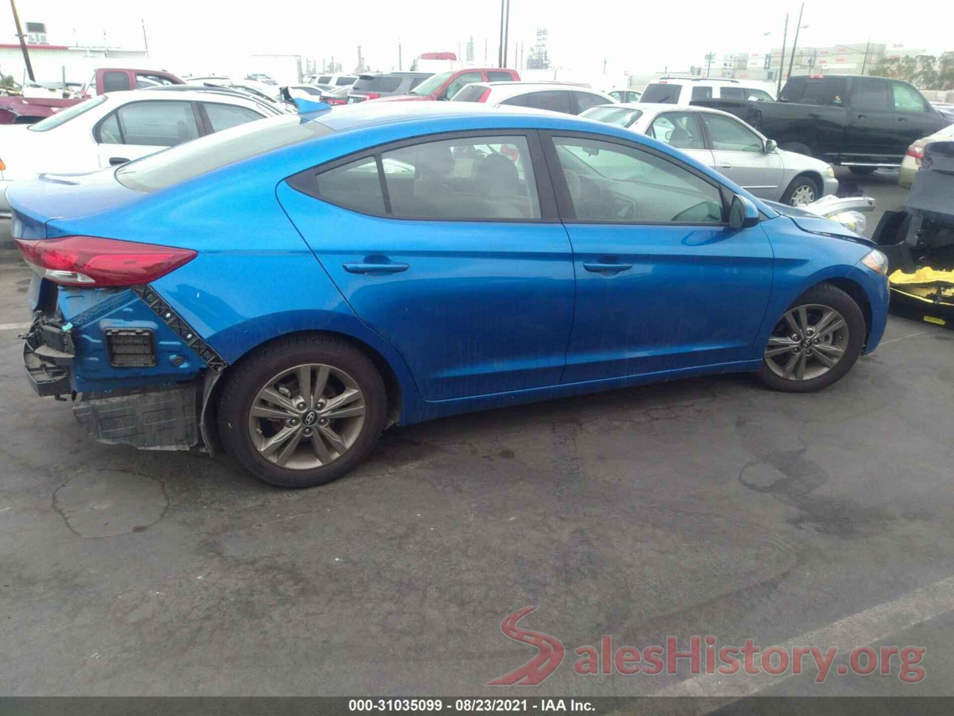 5NPD84LF4JH391126 2018 HYUNDAI ELANTRA