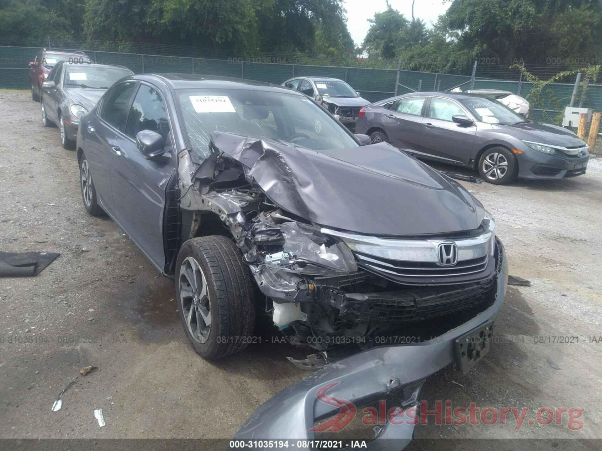 1HGCR2F02GA060034 2016 HONDA ACCORD SEDAN