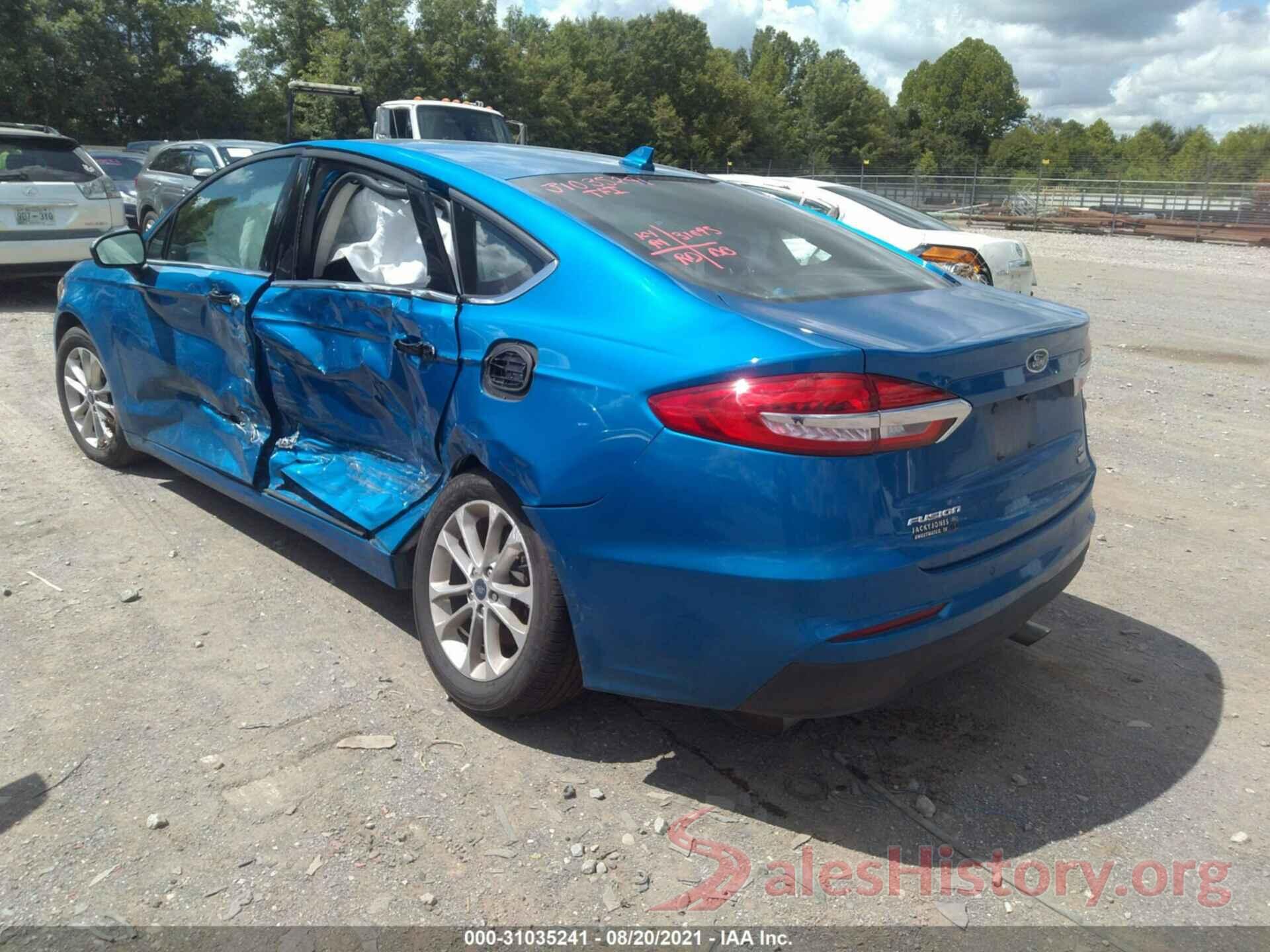 3FA6P0HD0LR160385 2020 FORD FUSION