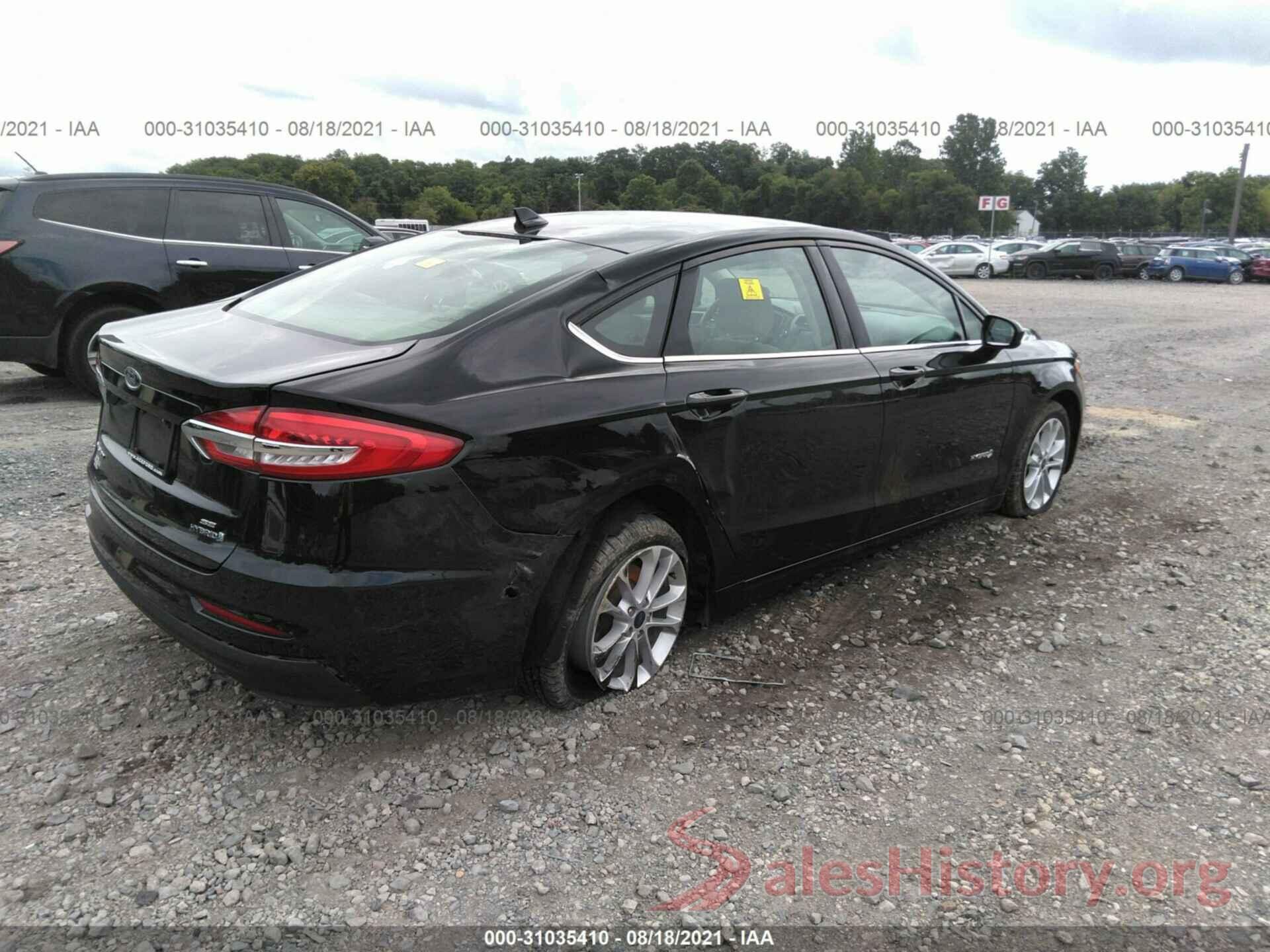 3FA6P0LU2KR146414 2019 FORD FUSION HYBRID