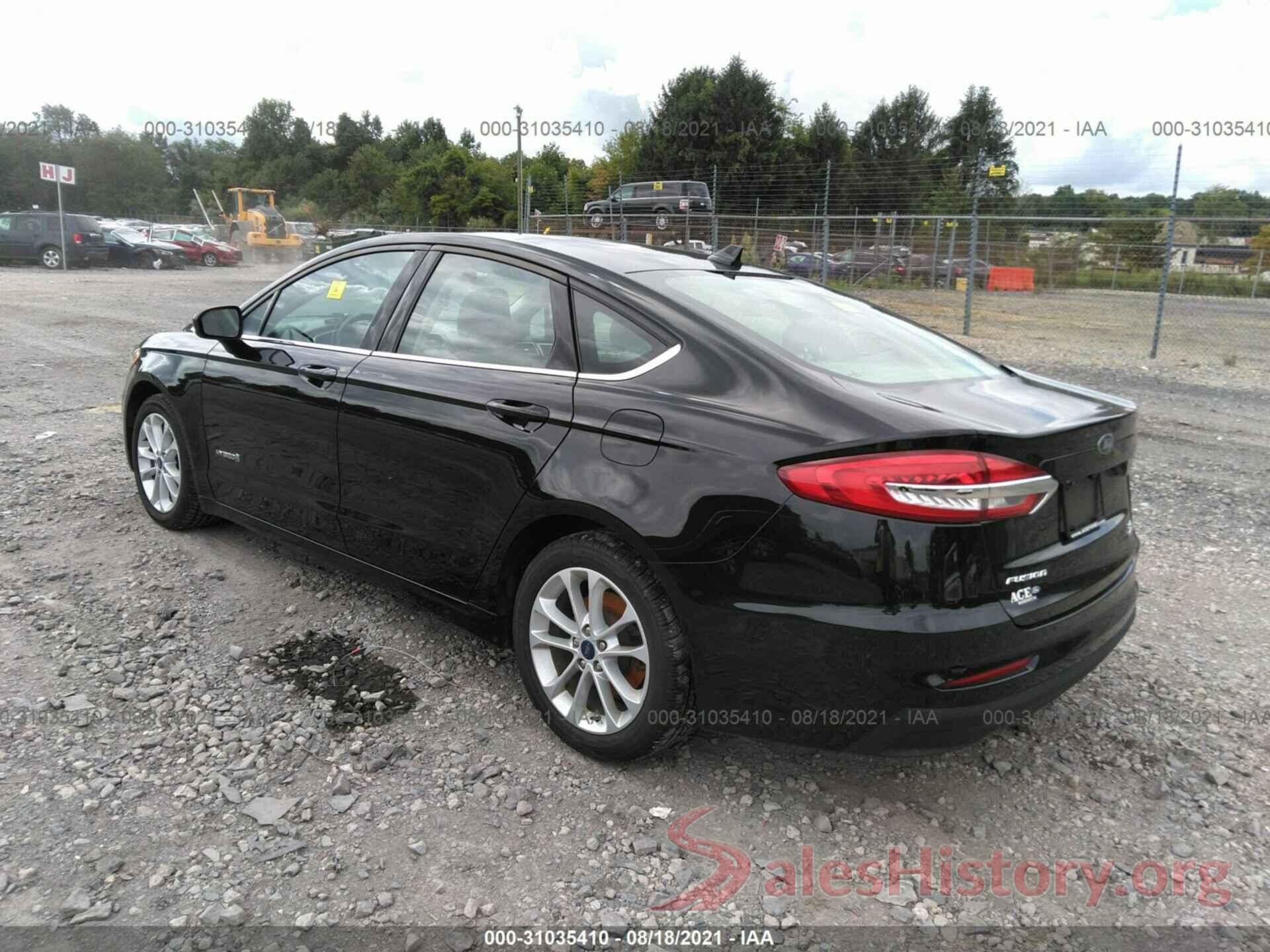 3FA6P0LU2KR146414 2019 FORD FUSION HYBRID