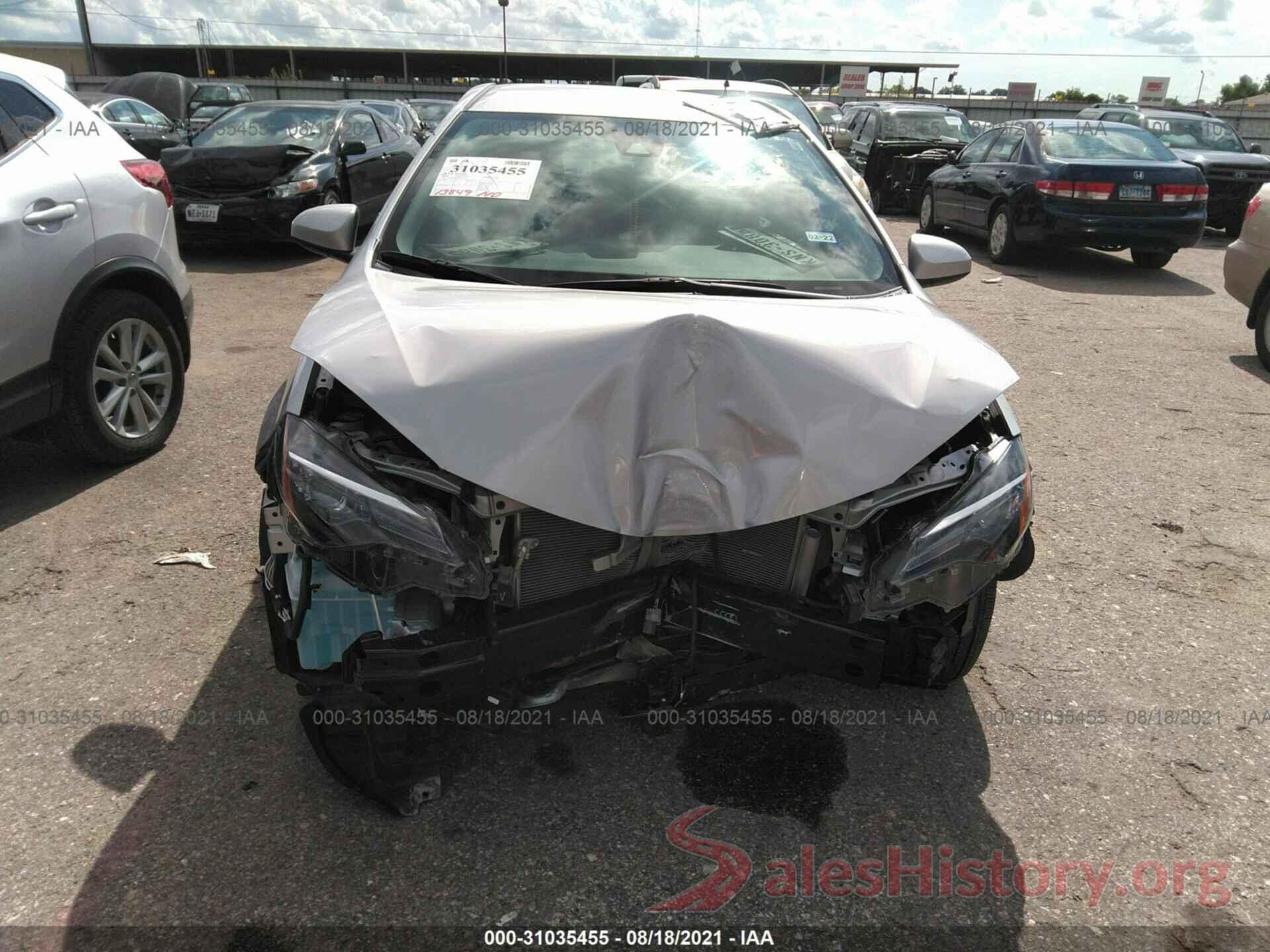 2T1BURHE4JC000317 2018 TOYOTA COROLLA