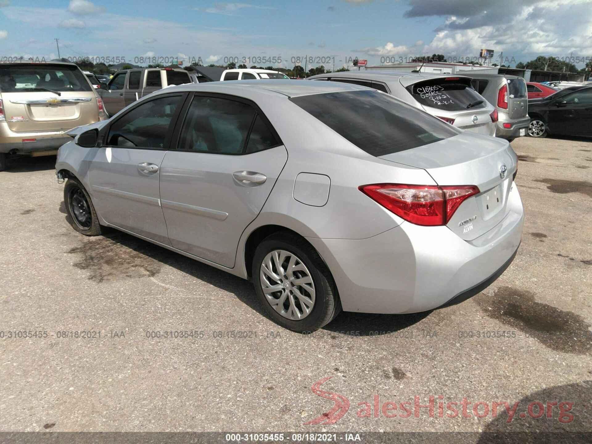 2T1BURHE4JC000317 2018 TOYOTA COROLLA