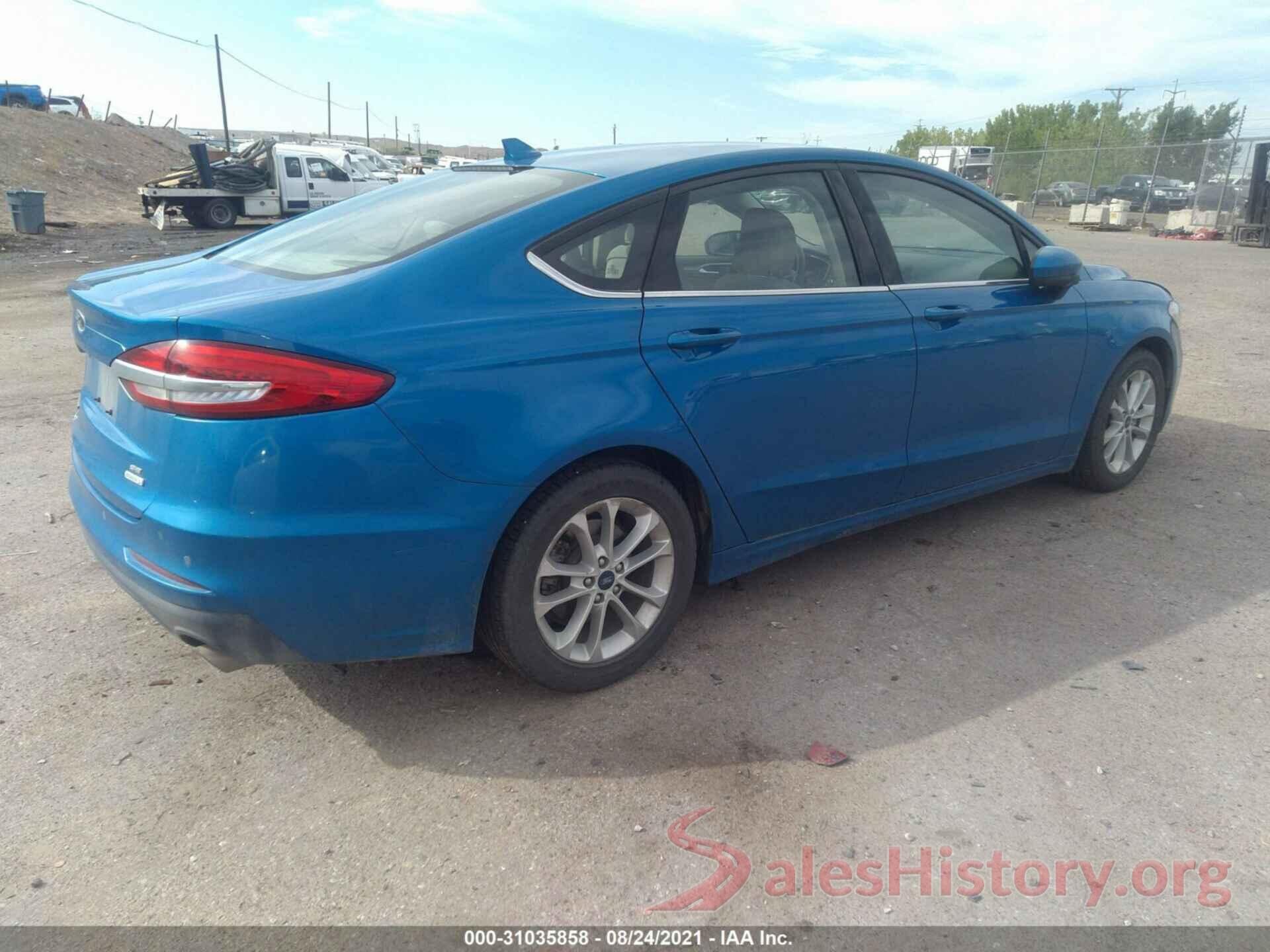 3FA6P0HD1KR219264 2019 FORD FUSION