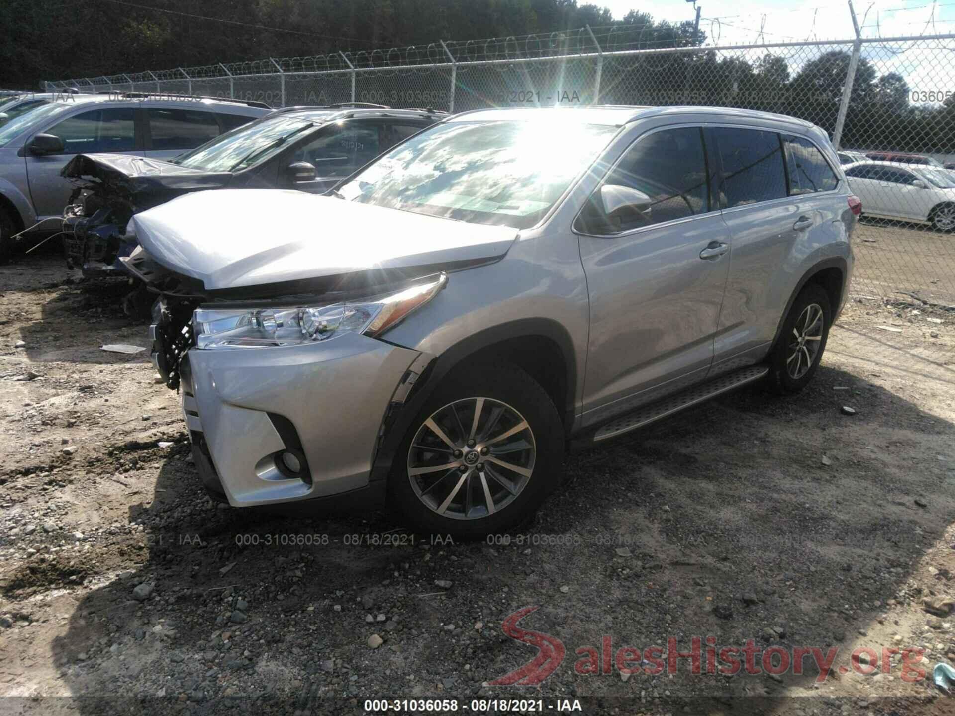 5TDKZRFHXJS541281 2018 TOYOTA HIGHLANDER