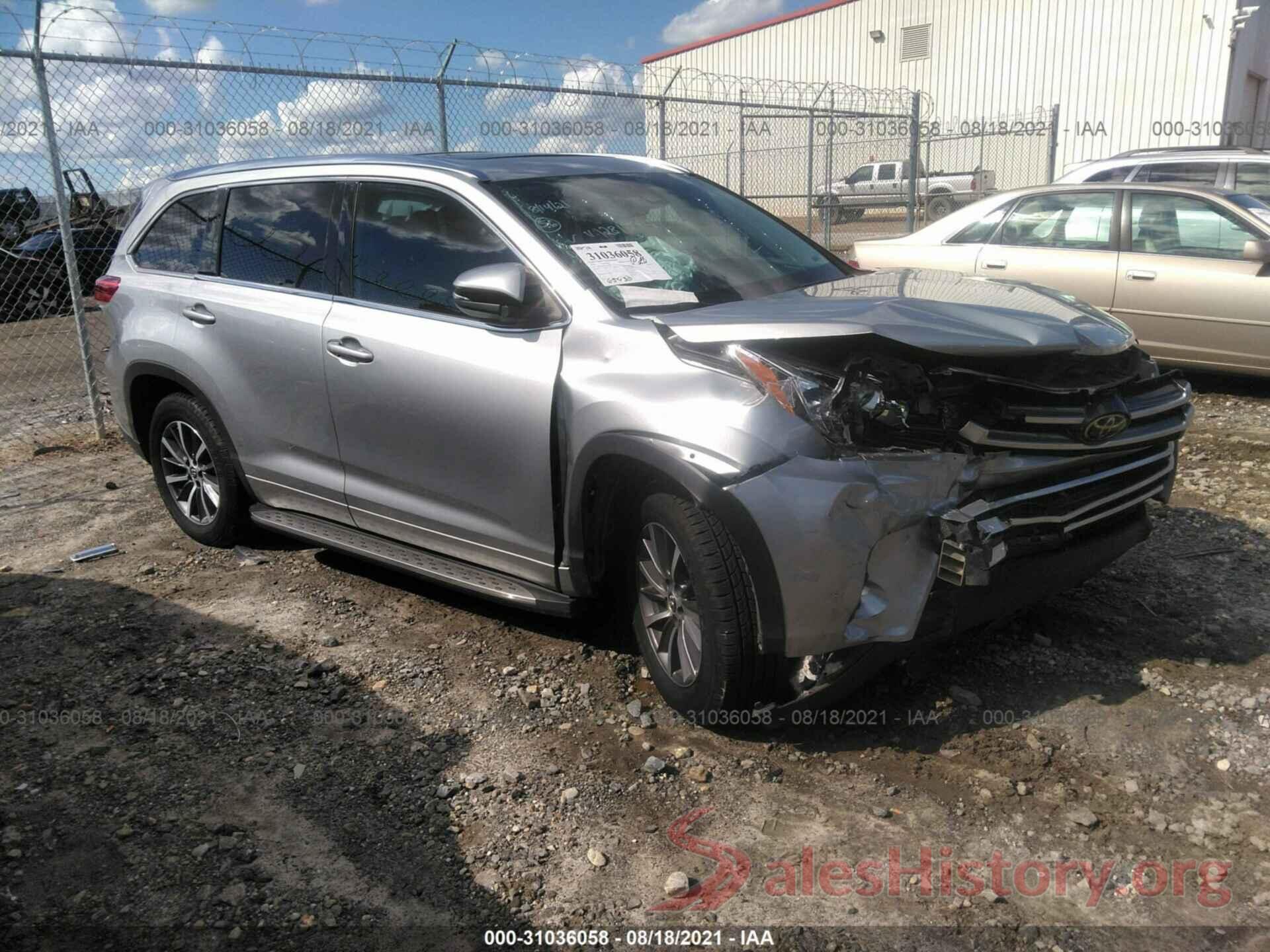 5TDKZRFHXJS541281 2018 TOYOTA HIGHLANDER