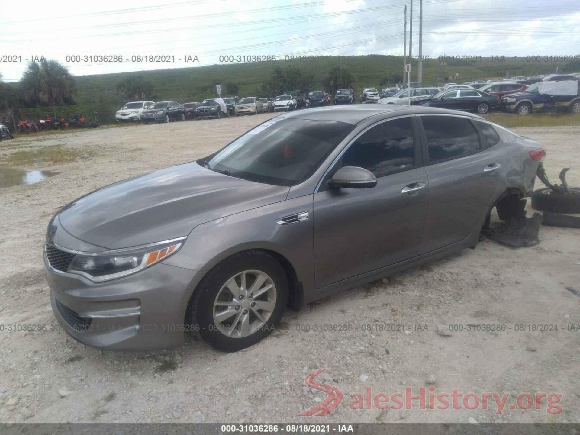 5XXGT4L3XGG027816 2016 KIA OPTIMA