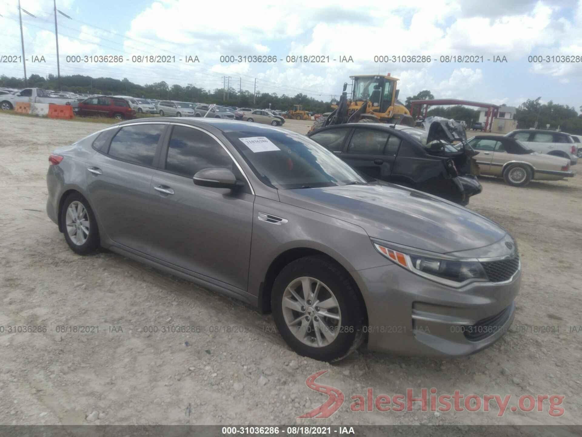 5XXGT4L3XGG027816 2016 KIA OPTIMA