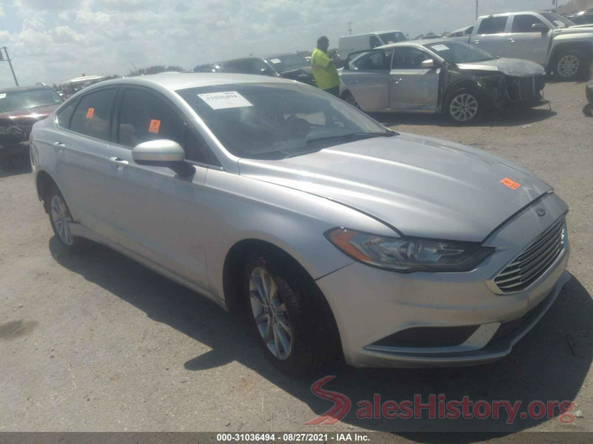 3FA6P0H76HR160070 2017 FORD FUSION