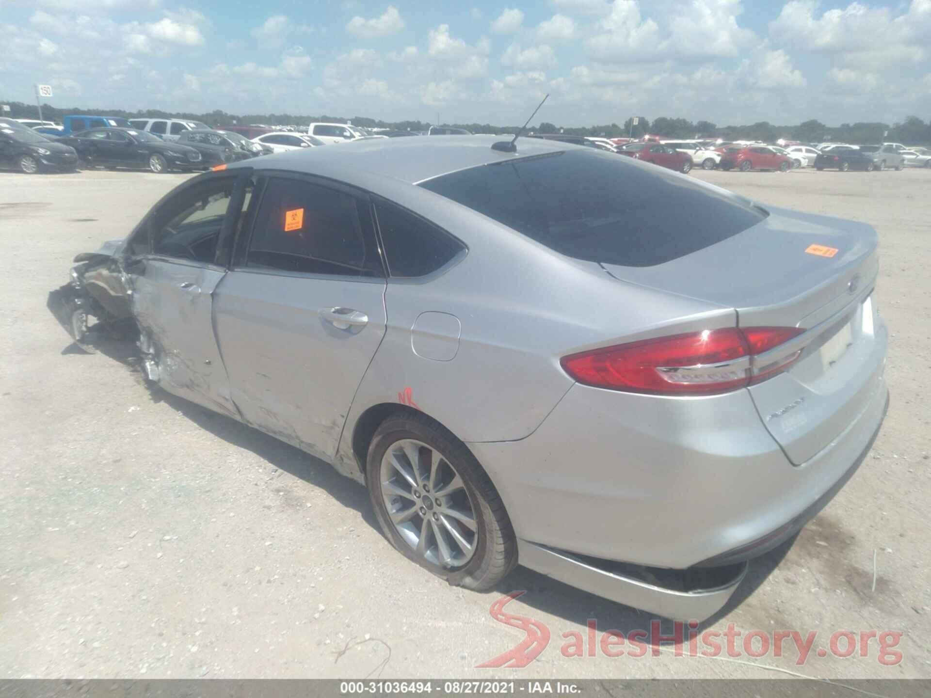 3FA6P0H76HR160070 2017 FORD FUSION