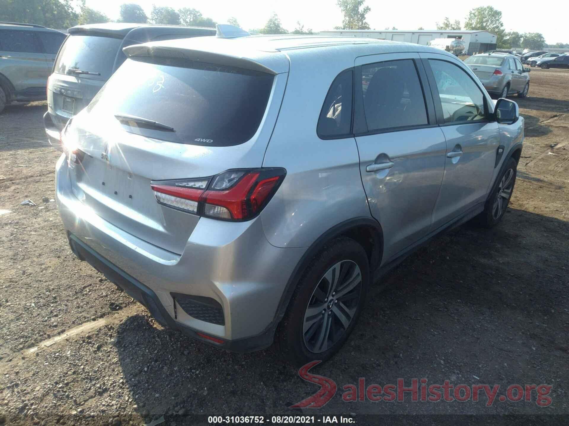 JA4AR3AU9LU030229 2020 MITSUBISHI OUTLANDER SPORT