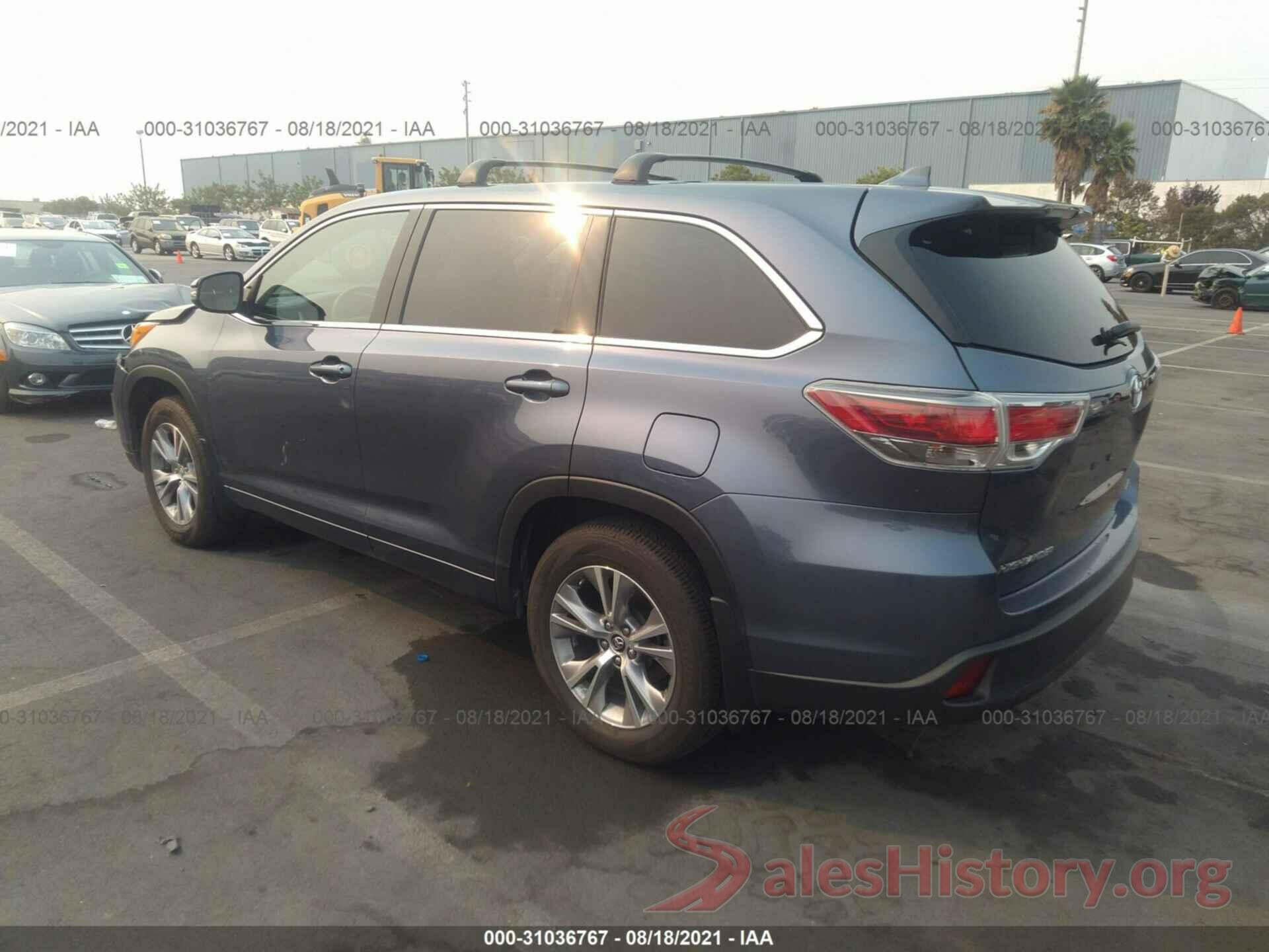 5TDBKRFH8GS322414 2016 TOYOTA HIGHLANDER