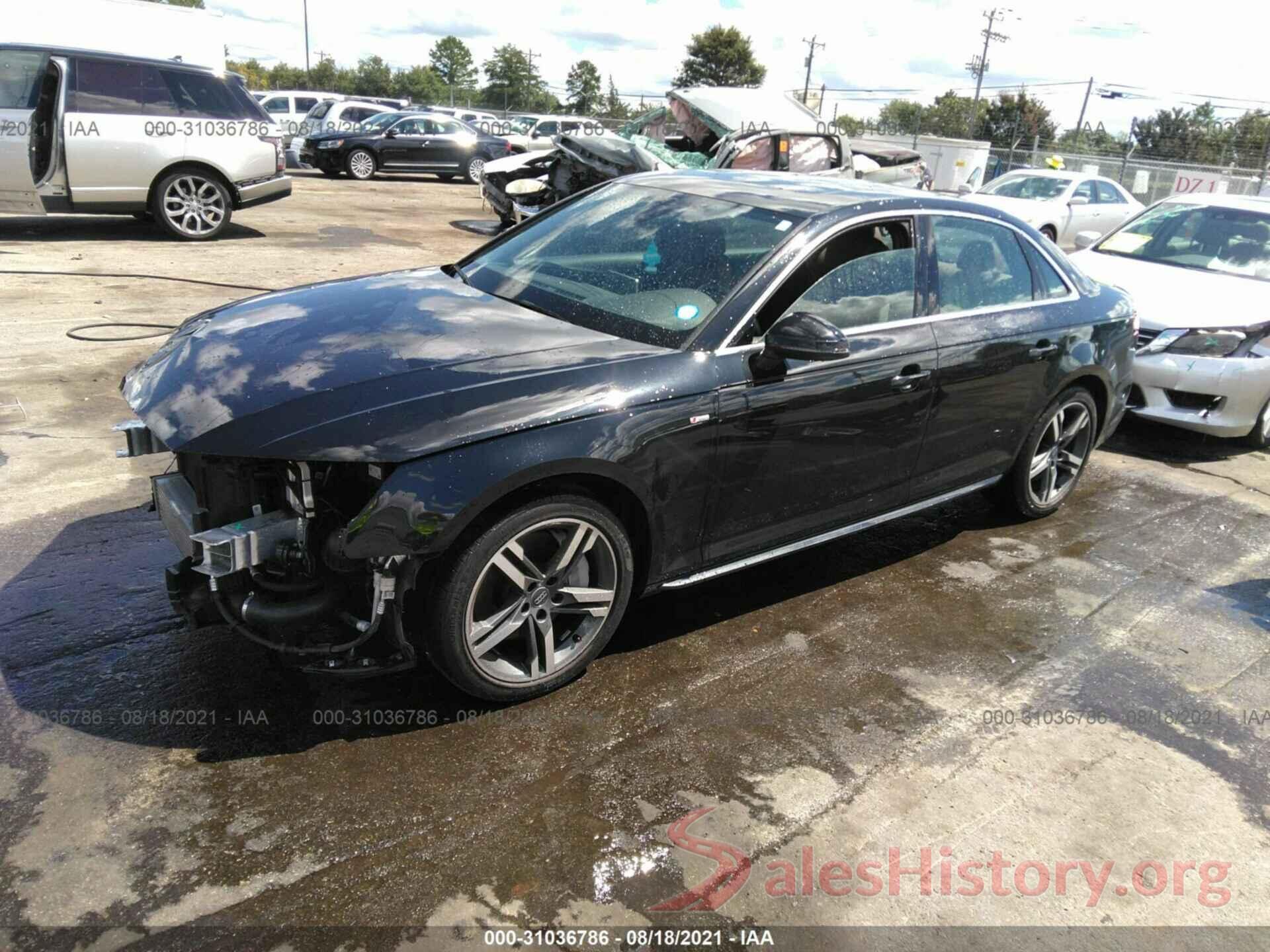 WAUENAF48JA013725 2018 AUDI A4