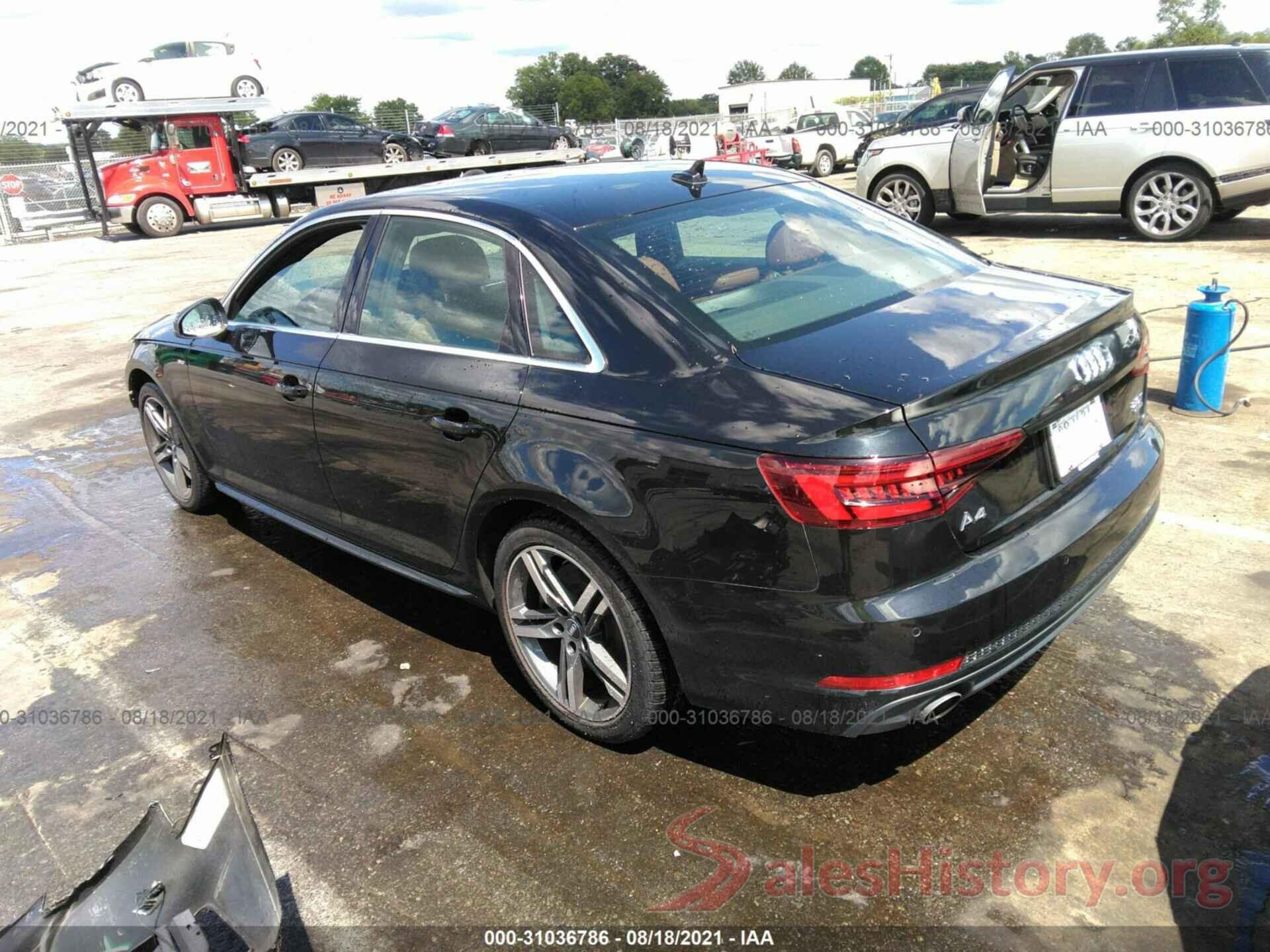 WAUENAF48JA013725 2018 AUDI A4