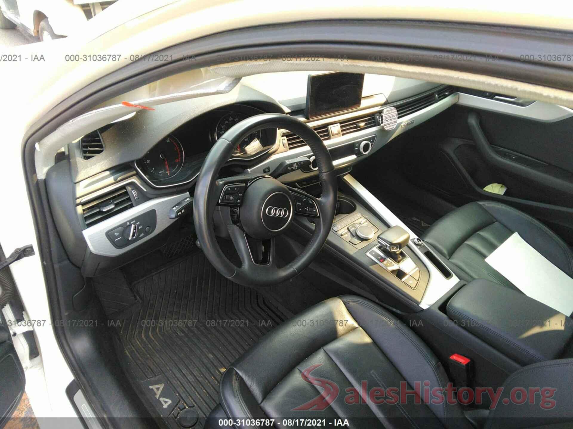 WAUDNAF4XJA065224 2018 AUDI A4