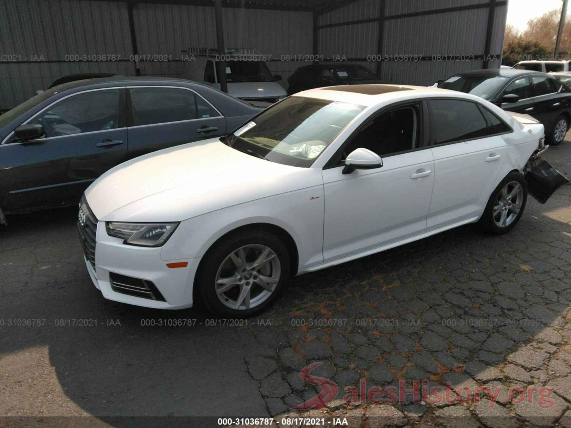 WAUDNAF4XJA065224 2018 AUDI A4