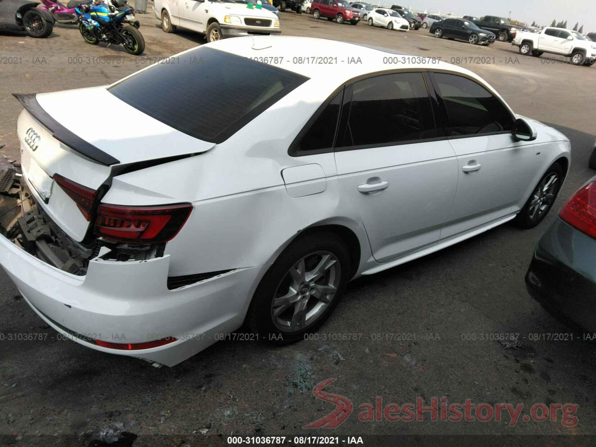 WAUDNAF4XJA065224 2018 AUDI A4